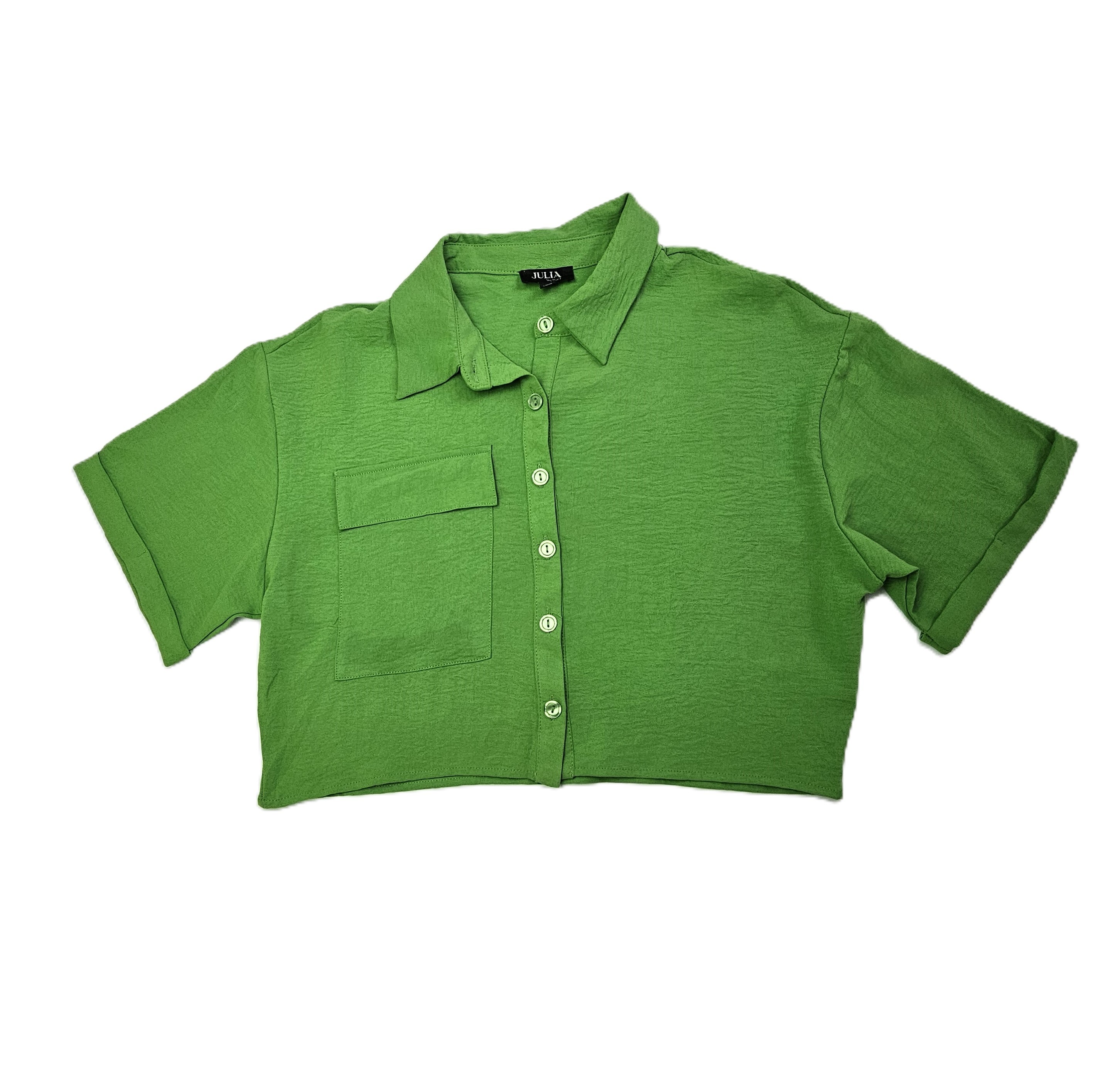 Kemishe Femrash Ngjyre Jeshile S.Hand/Shirt