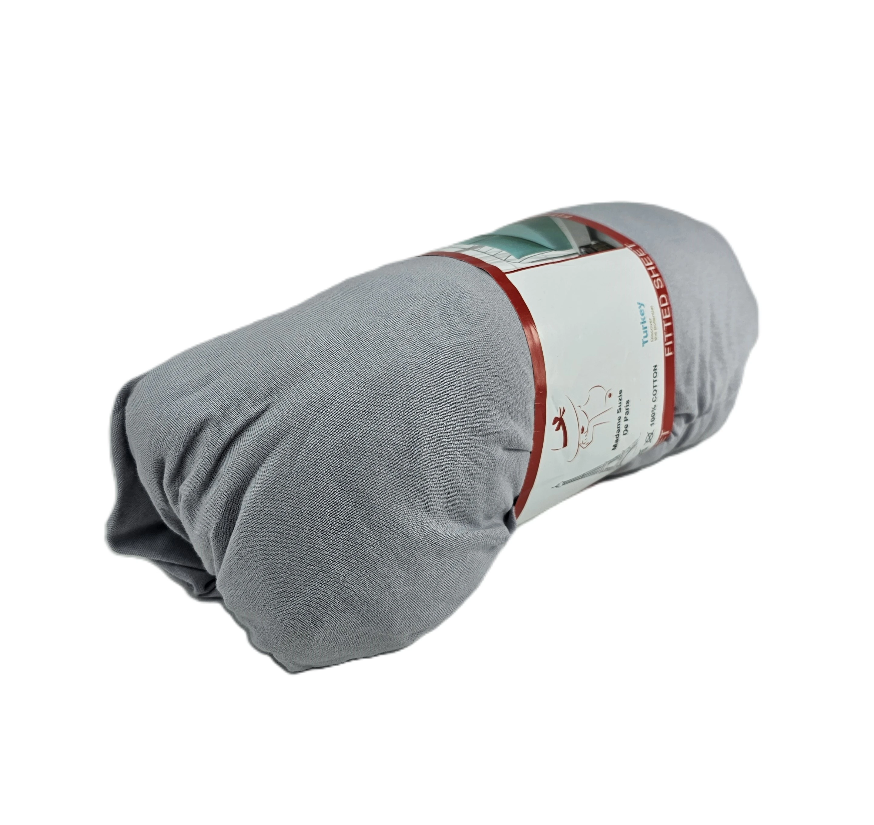 Çarçaf me Llastik Pambuku Dopio 160x200 +30cm Outlet % 100 Cotton Fitted Sheet Double Size