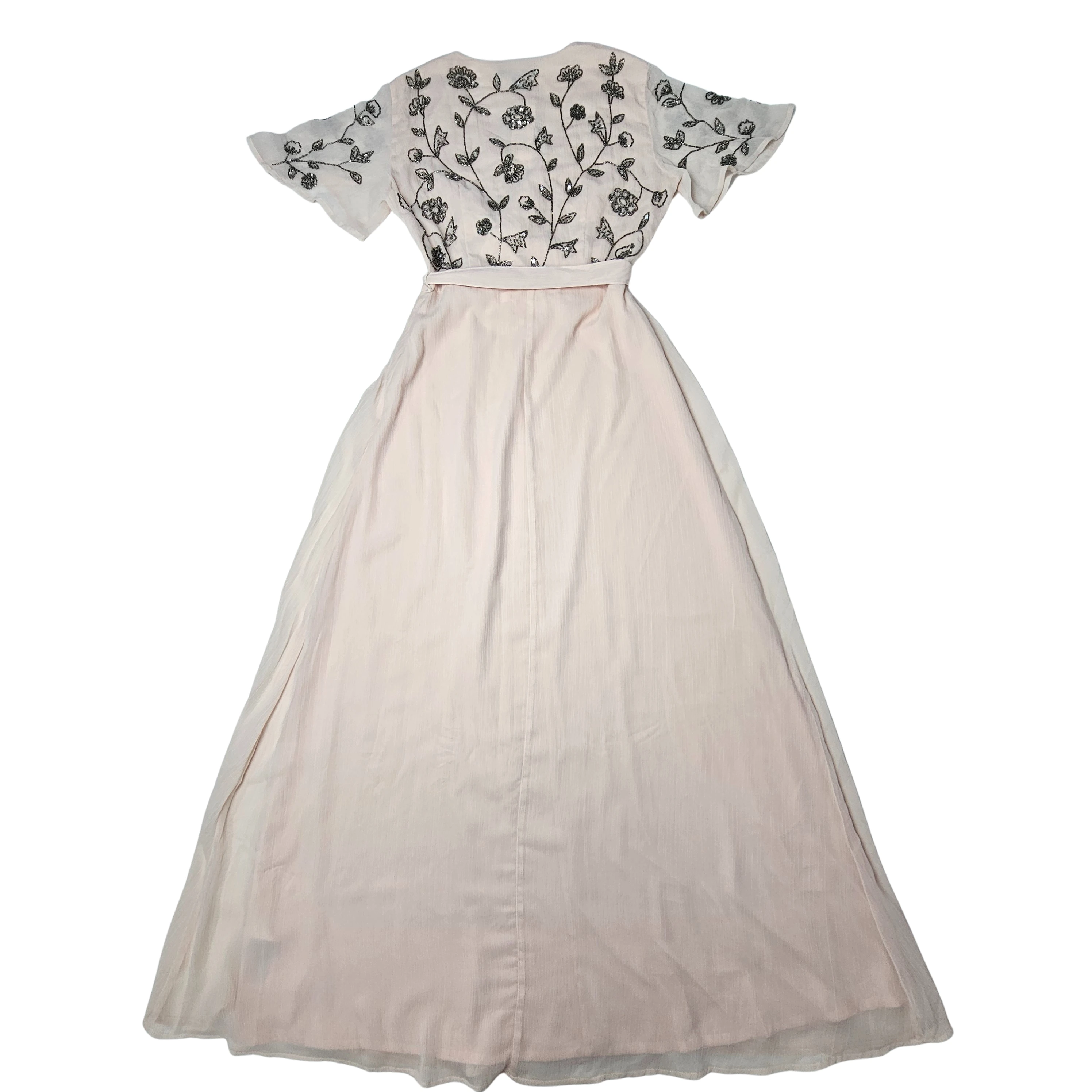 Fustan Femrash Ngjyre Roze e Lehte me Dizajn Ruaze Outlet Women's Dress