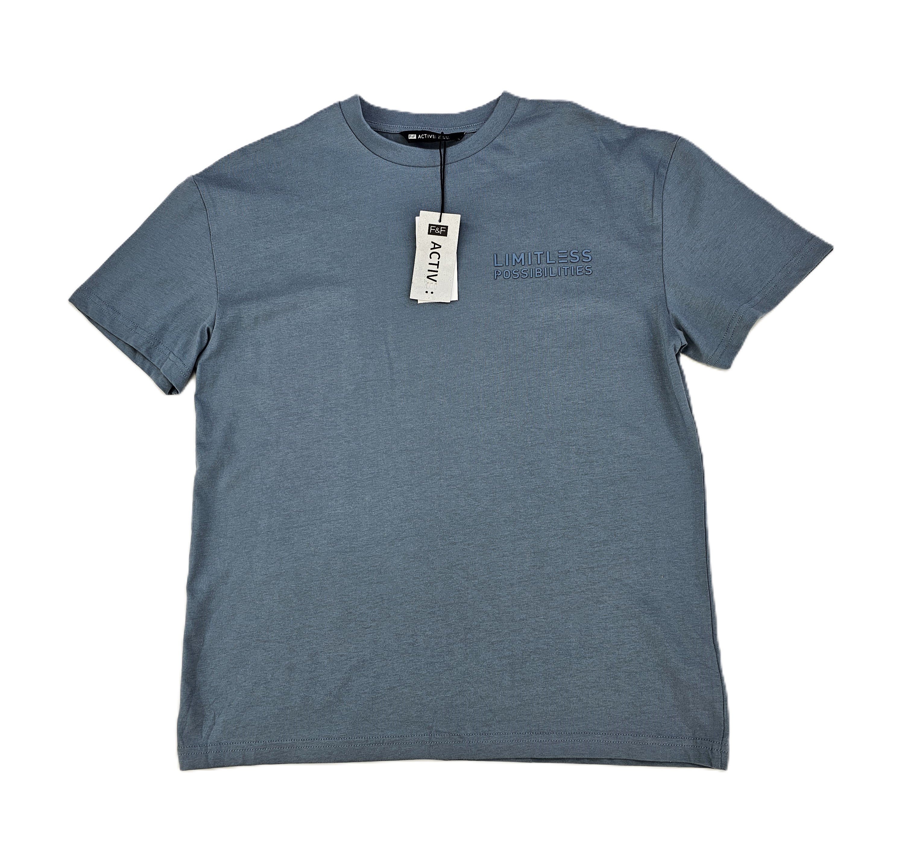 T-Shirt Meshkujsh Active Ngjyre Blu e Erret Outlet