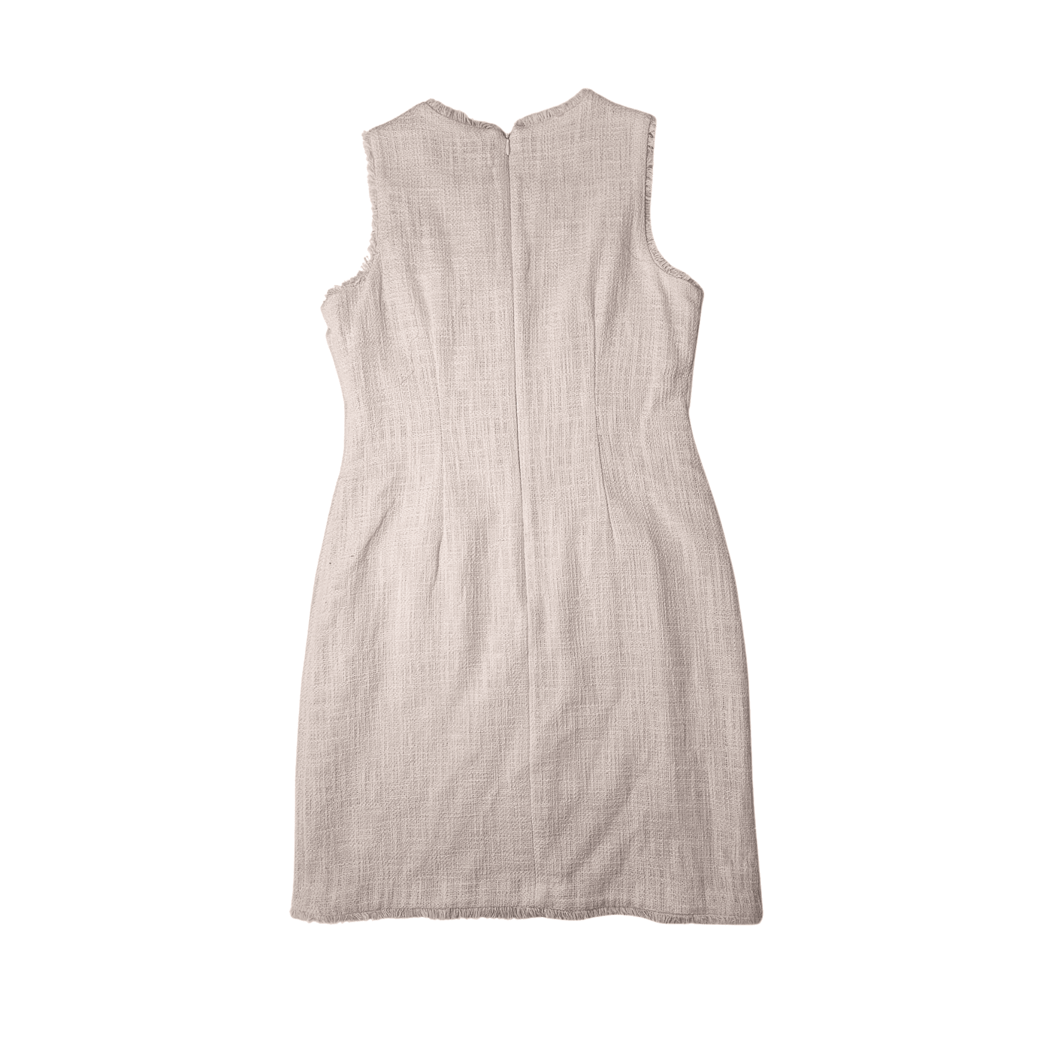 Fustan Femrash Karl Lagerfeld Paris Ngjyre Roze e Embel me Xhepa me Kopsa me Perle Outlet Dress