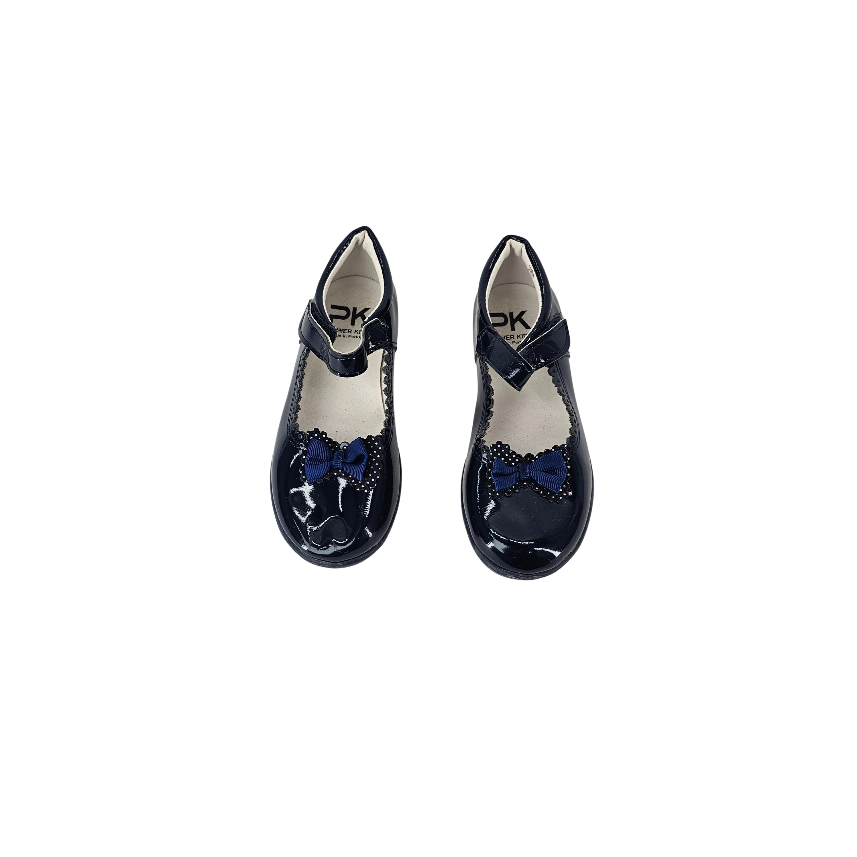 Sandale Femijesh Ngjyre Blu te Erreta me Detaj Fjonge dhe Gura S.Hand Children's Shoes