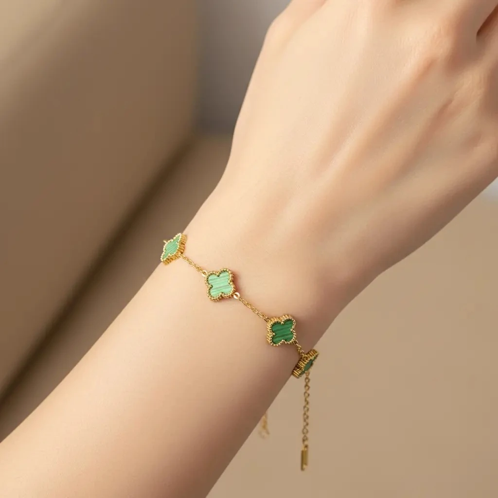 Byzylyk Femrash Çeliku Stainless Steel Ngjyre Gold Women Bracelet