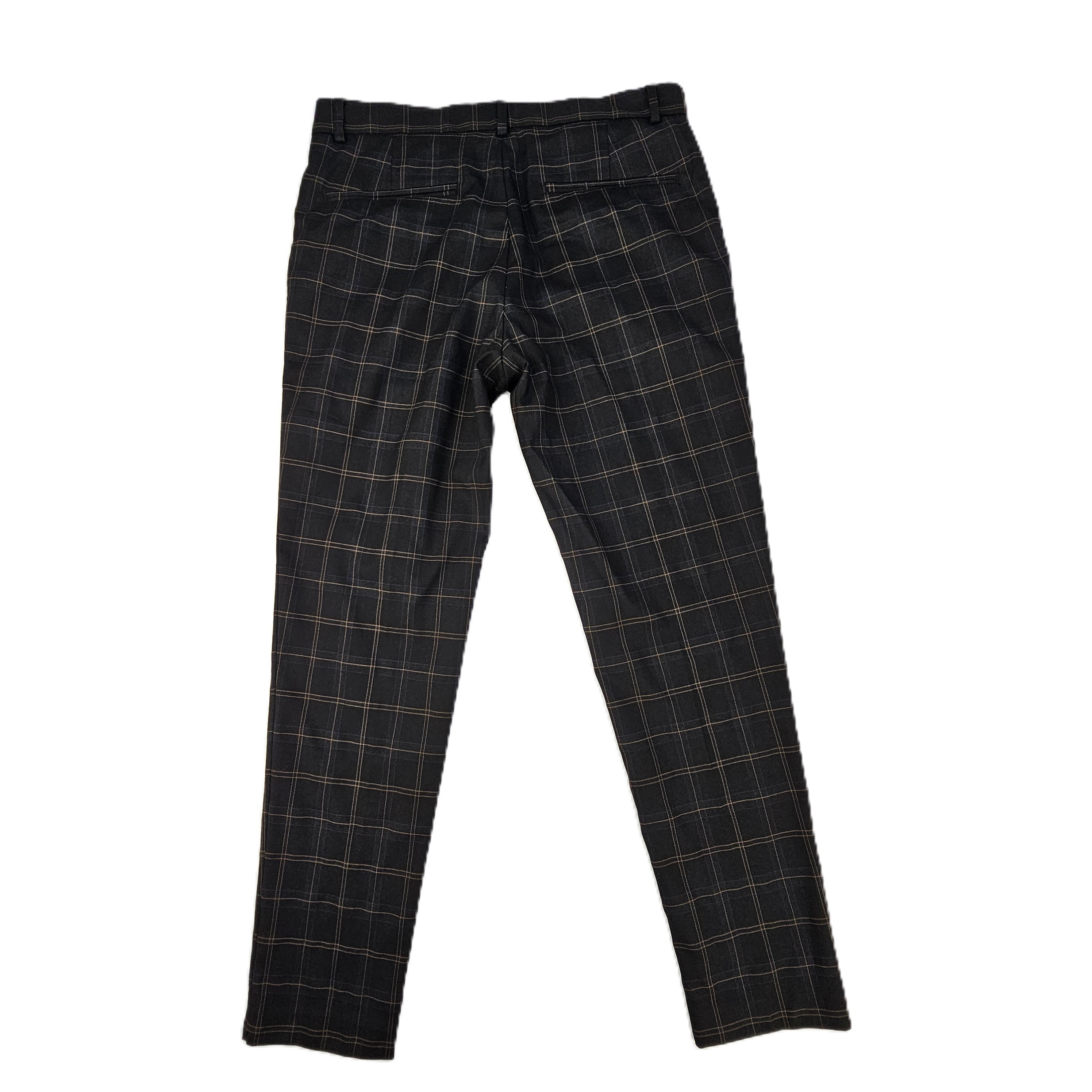 Pantallona Klasike Meshkujsh Asos Ngjyre te Zeza me Vija Kafe dhe Blu S.Hand/Classic Pants