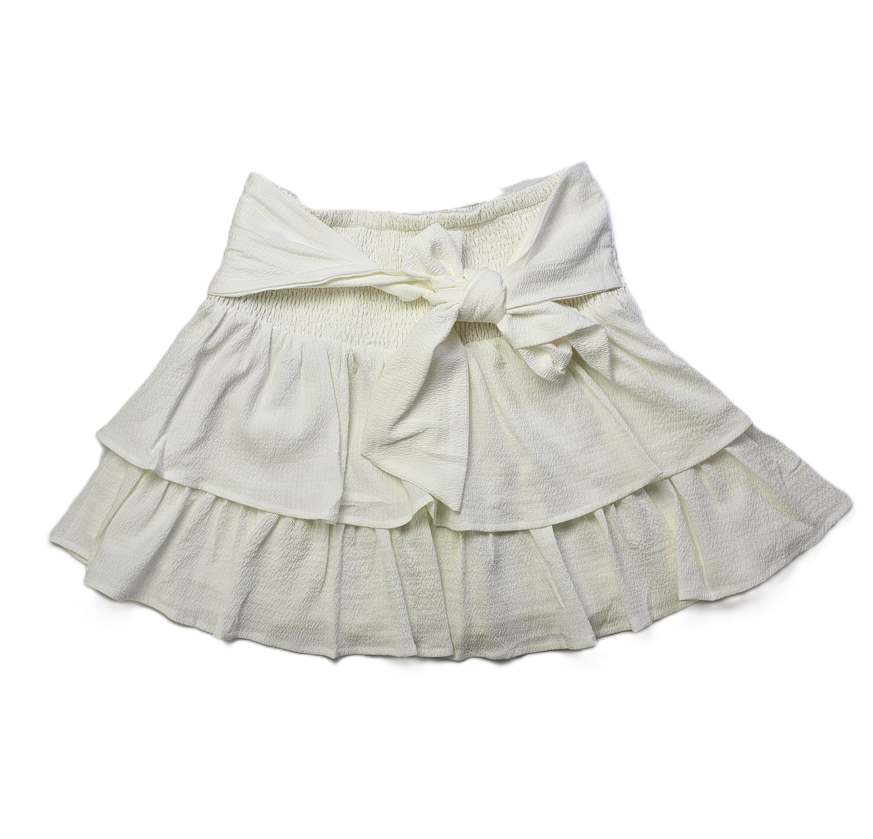 Fund Ngjyre i Bardhe me Pala S.Hand/Skirt