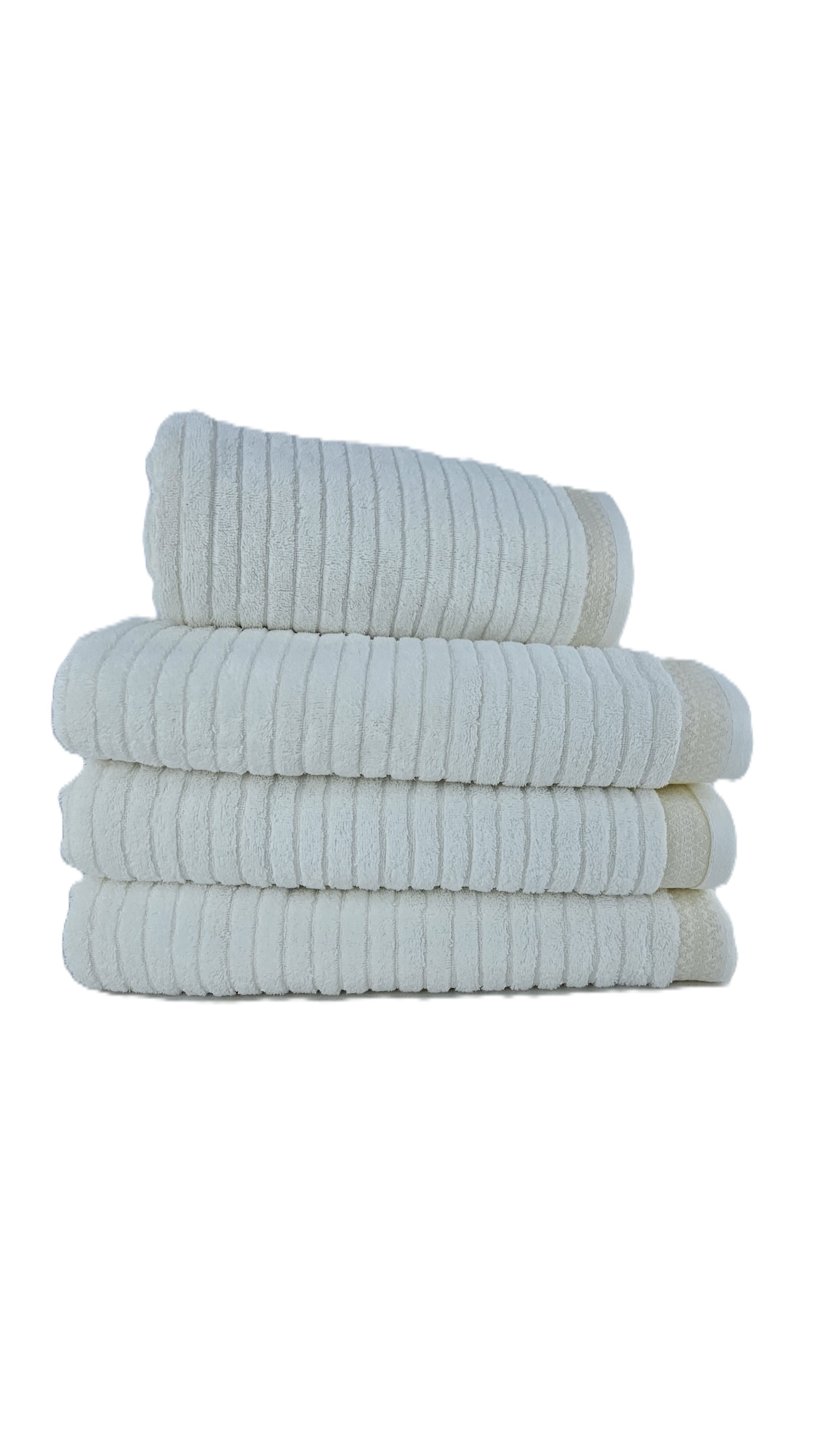 Peshqir Banje Trupi I Bardhe Me Fasha 1 Cope 75x140 cm 584 gr