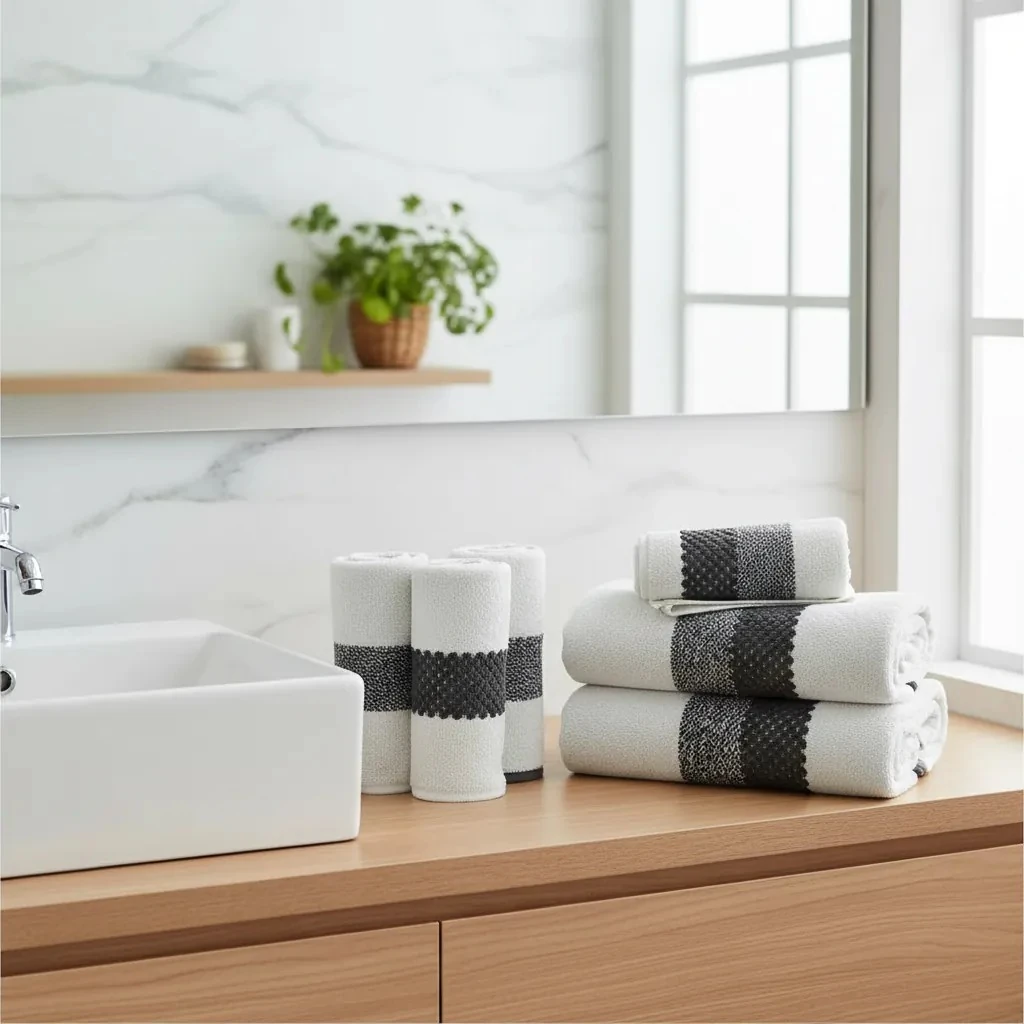 Peshqir Pecete Gri i Erret 5 Cope 40x60 cm 120 gr Napkin Towel 5 Pieces 