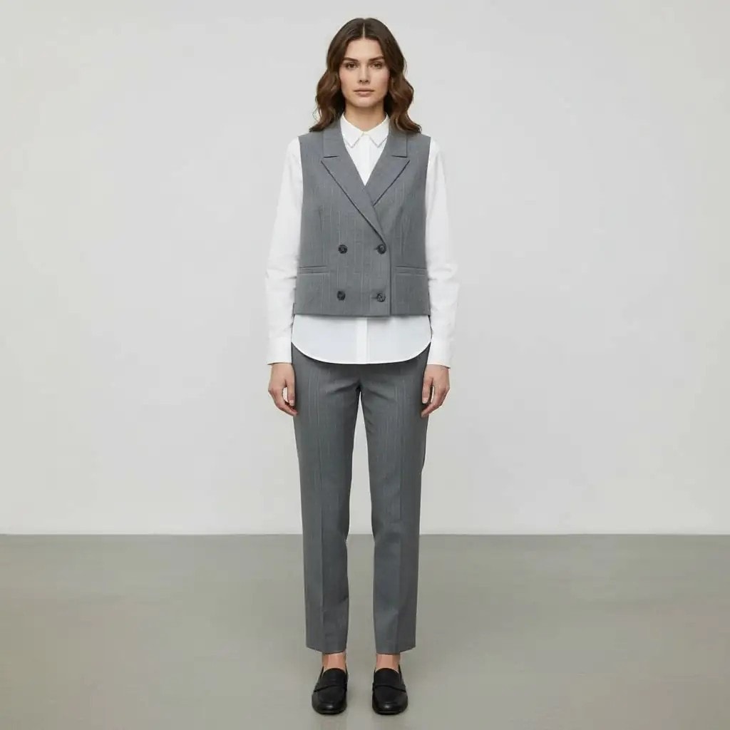 Jelek Femrash C&A Ngjyre Gri Outlet Womens Vest