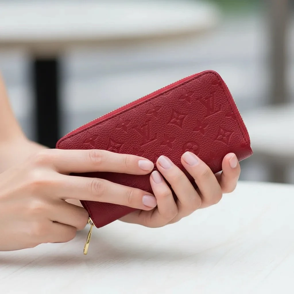 Portofol Femrash Ngjyre i Kuq S.Hand Women's Wallet