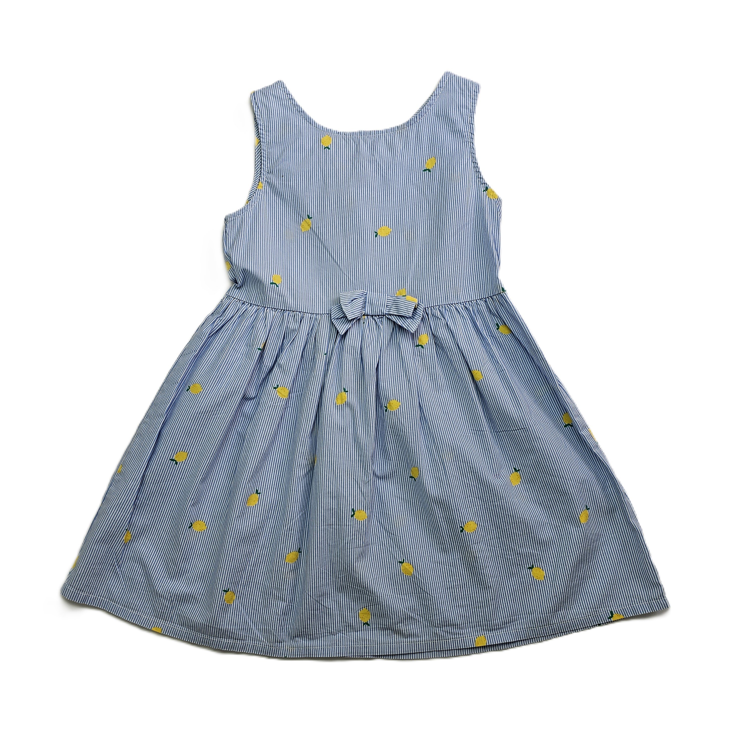Fustan Femijesh H&M Ngjyre Blu me Limone S.Hand