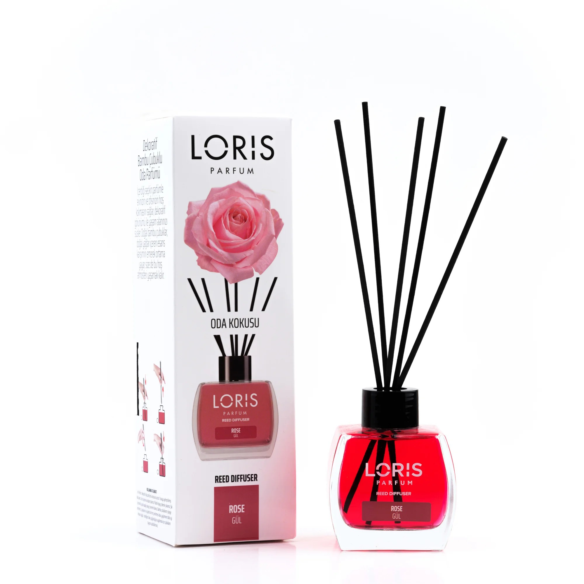 Loris Aromatizues Ambjenti Rose 120 ml 
