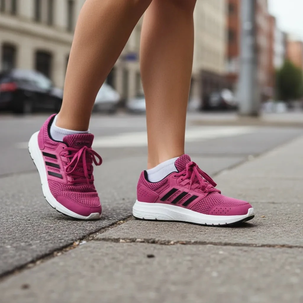 Atlete Femrash Adidas Ngjyre Roze me Detaj te Zi S.Hand Women's Shoes