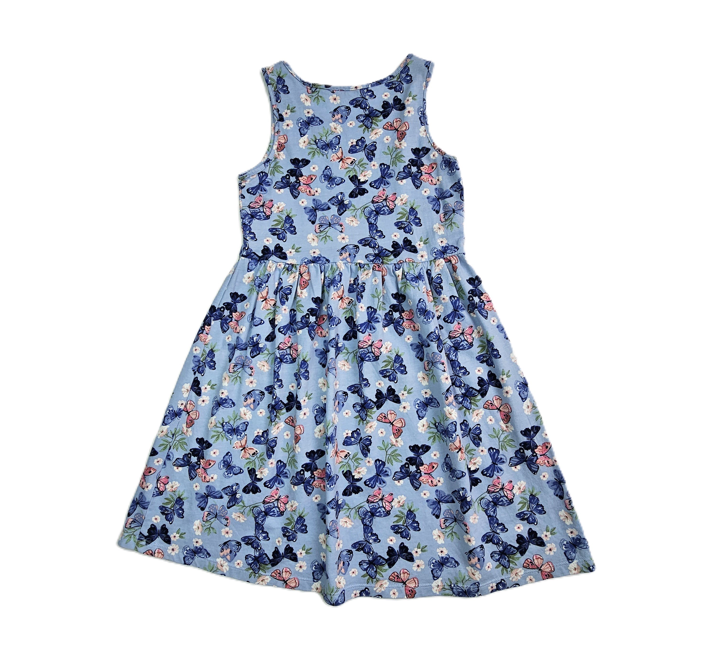 Fustan Femijesh  H&M Ngjyre Blu me Lule S.Hand/Dress