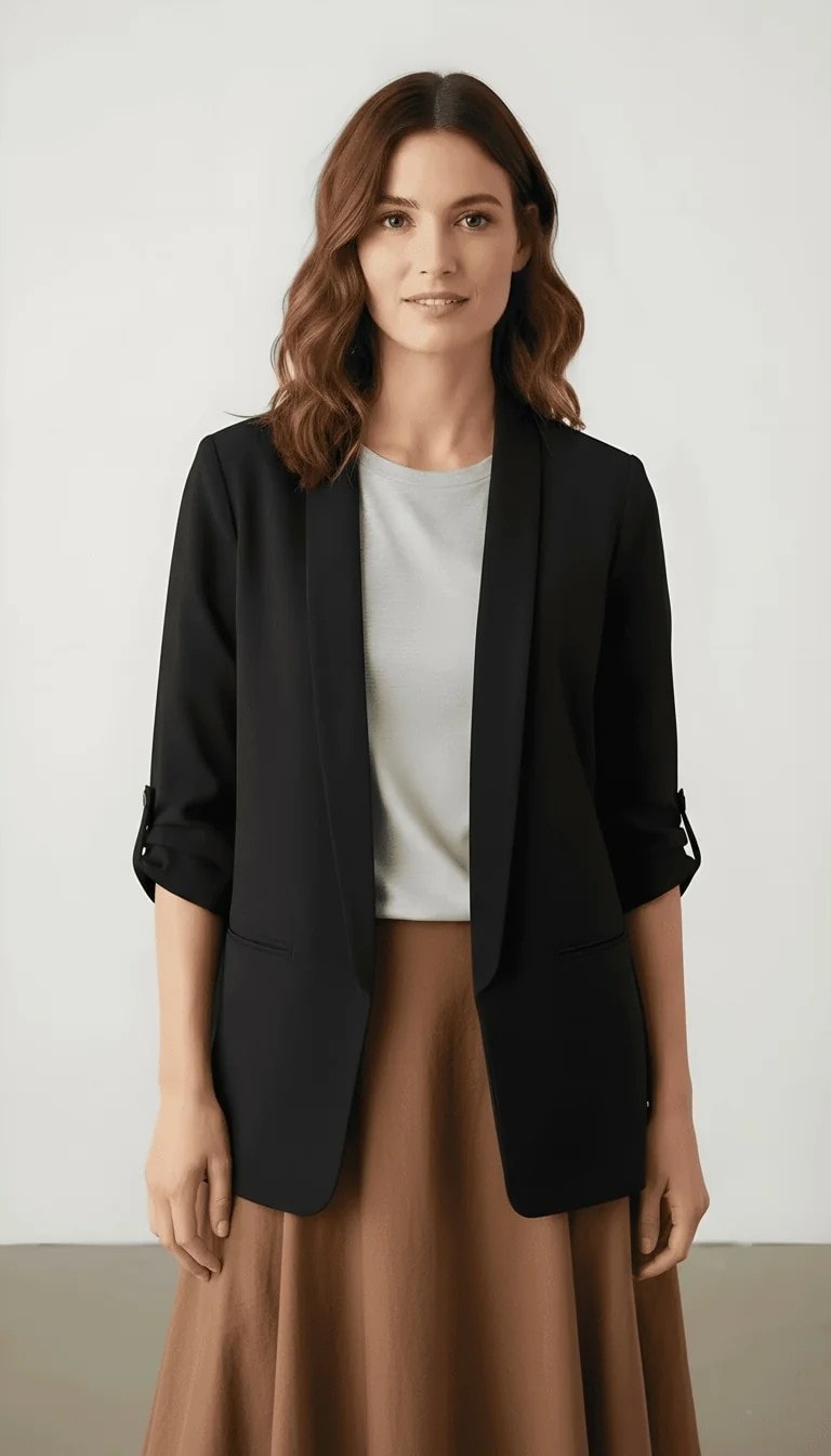 Xhakete  Klasike Femrash Only Ngjyre e Zeze Outlet