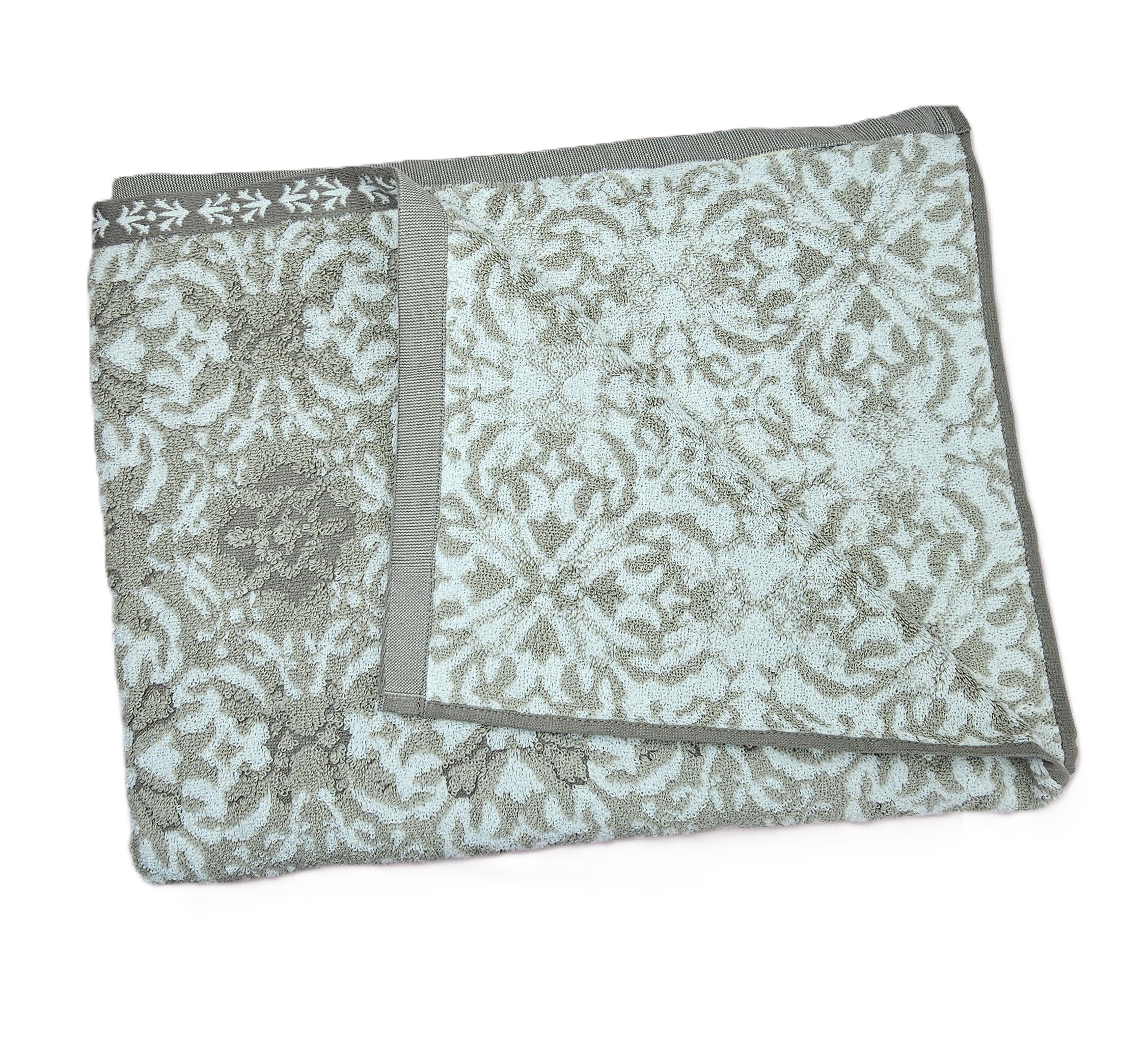 Peshqir Banje Trupi Me Dizajn Lule 100x150 cm 825 gr