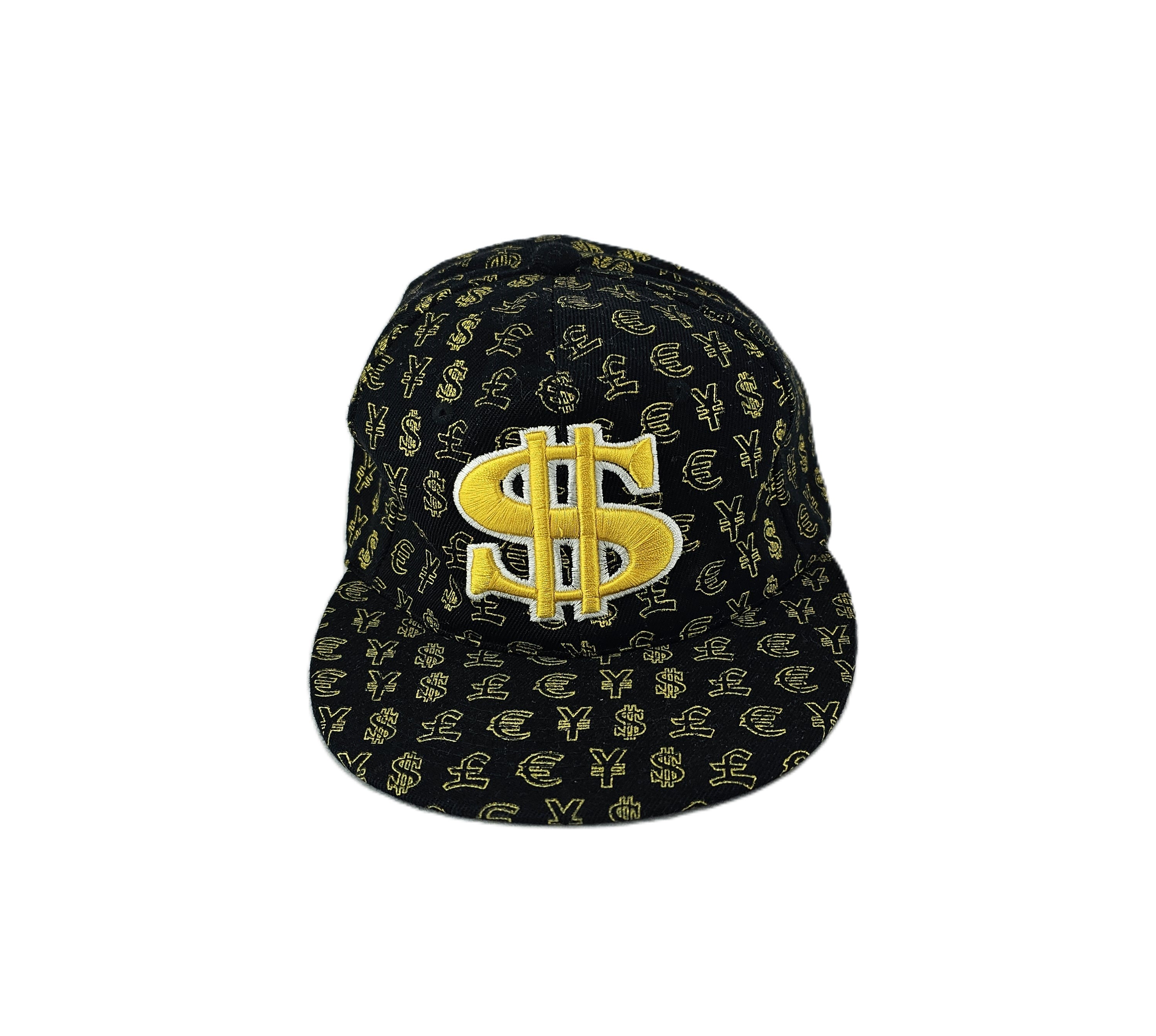 Kapele Meshkujsh Ngjyre e Zeze me Dizajn Gold S.Hand/Hat