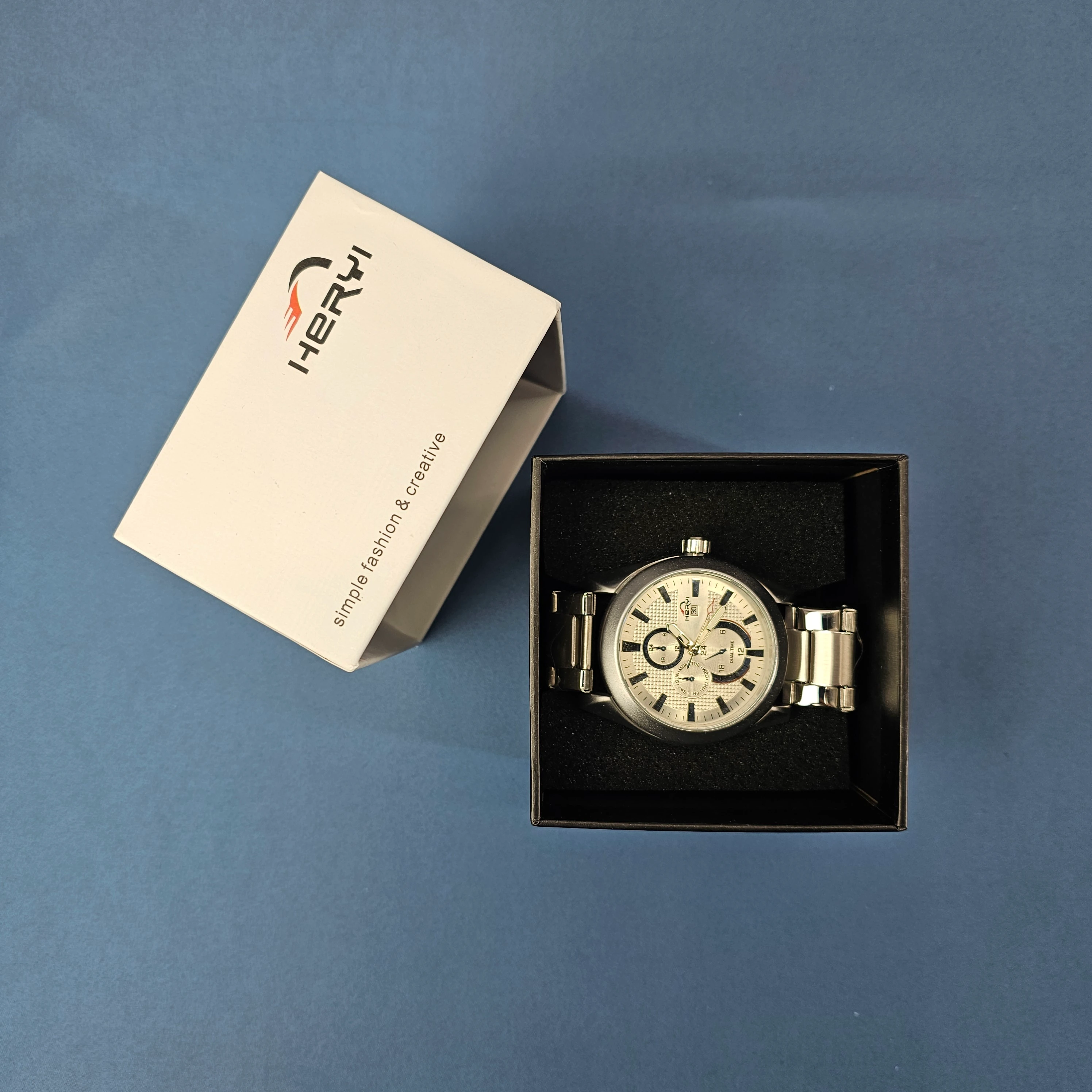 Ore Meshkujsh Çeliku M4 Mans Watch