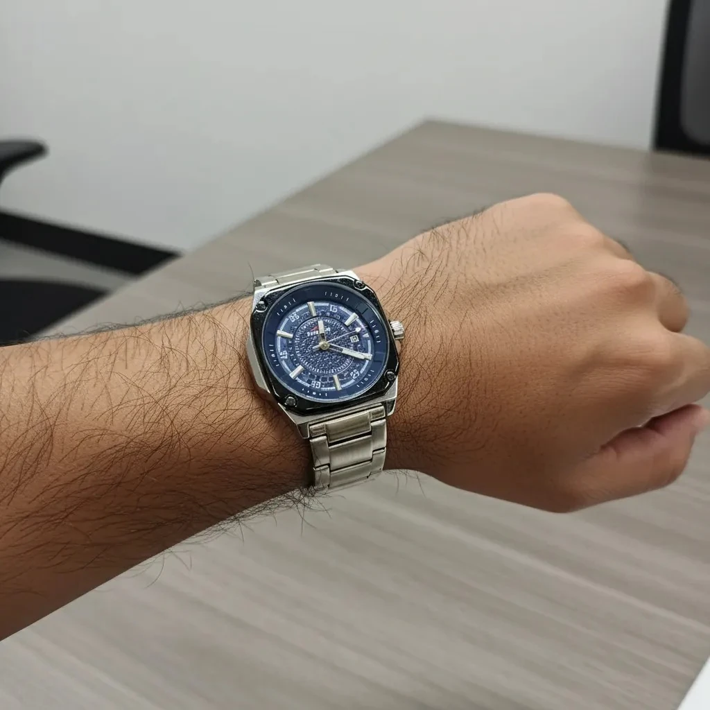 Ore Meshkujsh Çeliku M6 Mans Watch