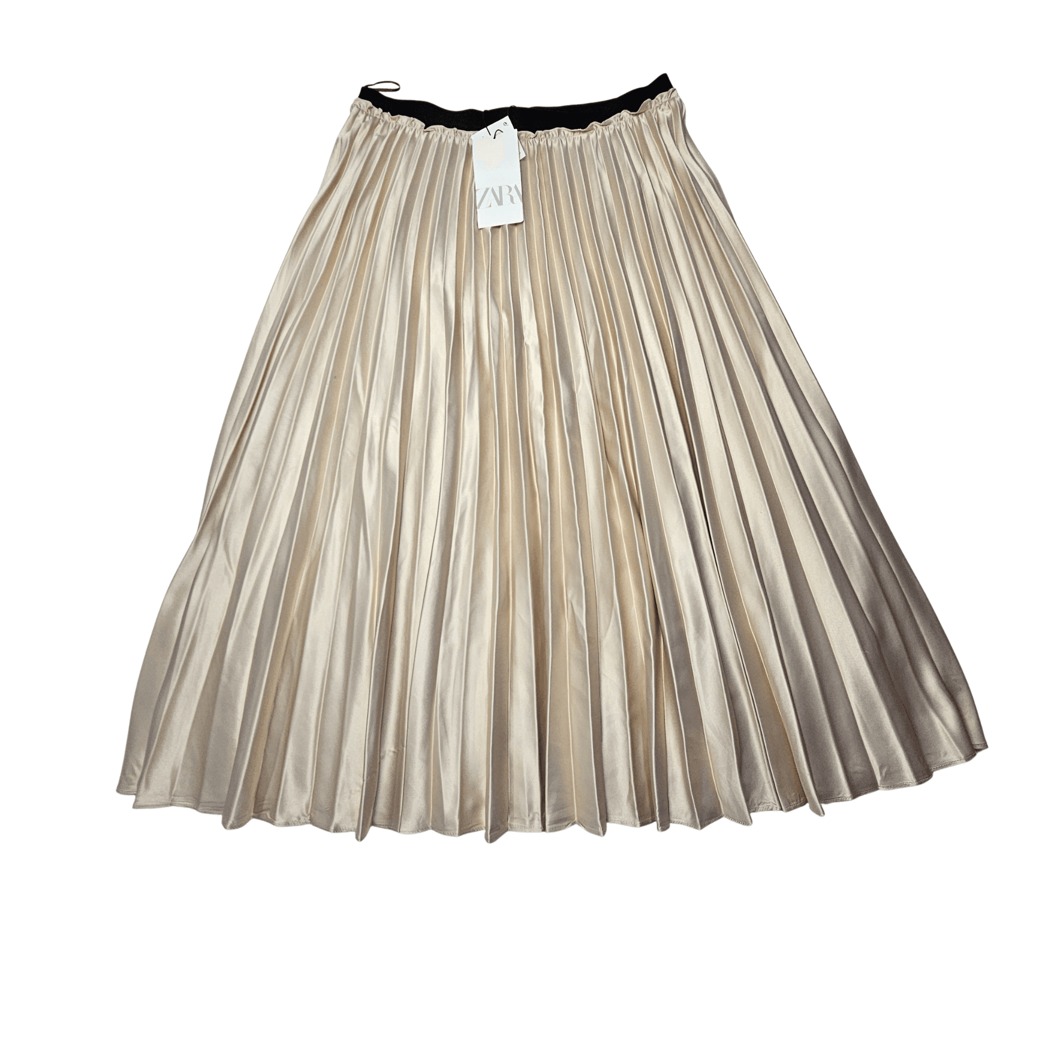 Fund Femrash Zara me Pala Korenti Ngjyre Gold Outlet Skirt