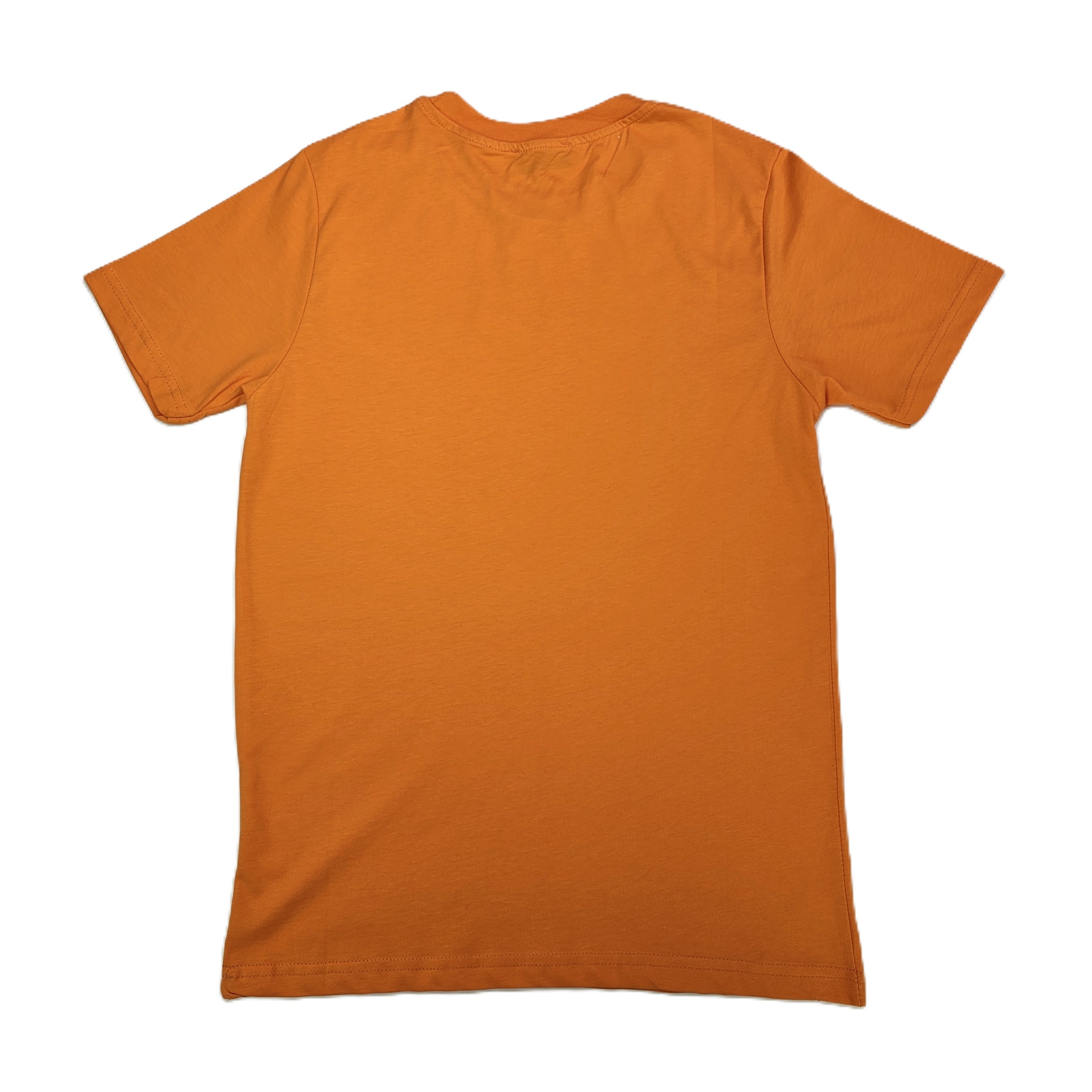 T-Shirt Meshkujsh Basic Ngjyre Portokalli Outlet/T-Shirt
