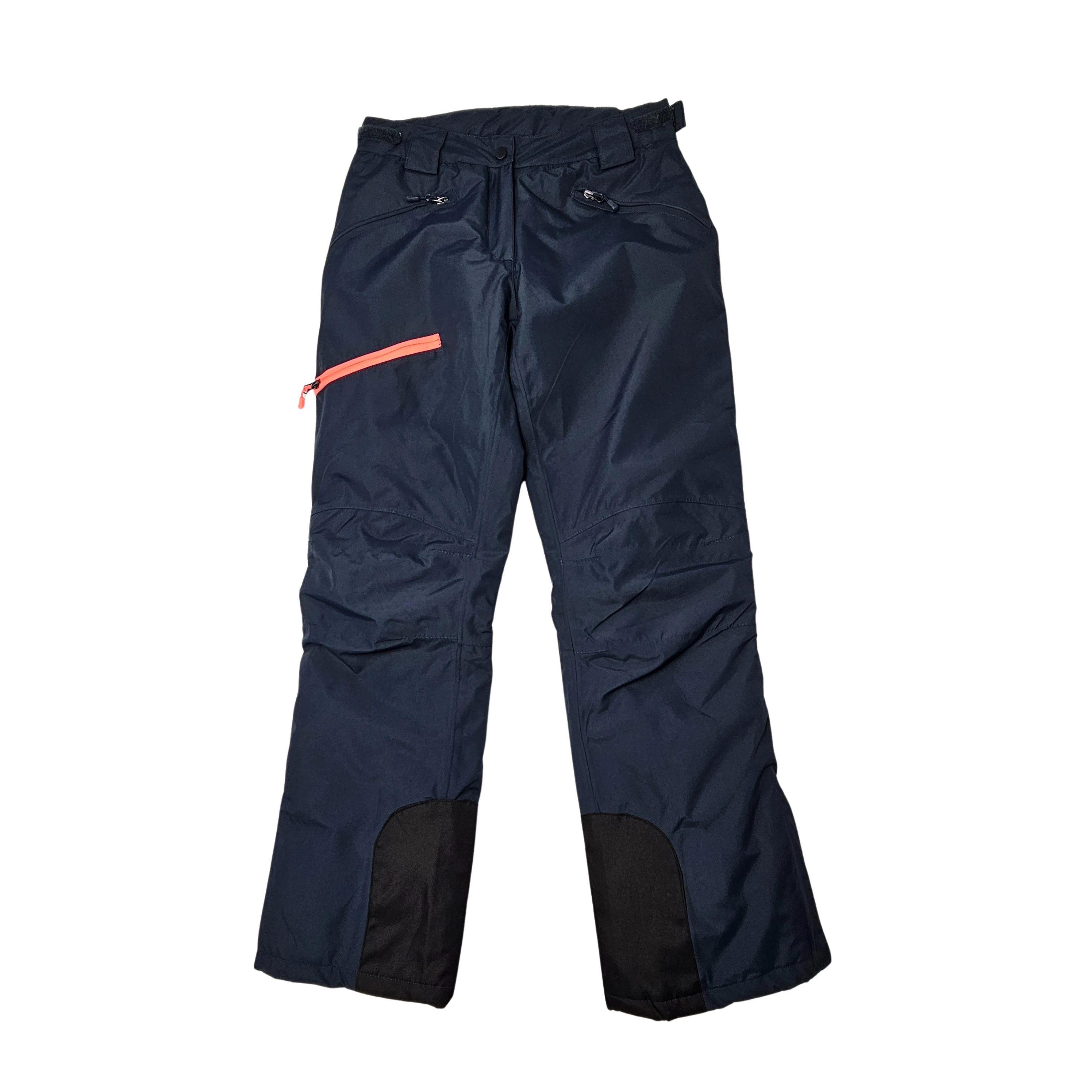 Pantallona Bore Ngjyre Blu te Erreta me Dizajn Roze S.Hand Snow Pants