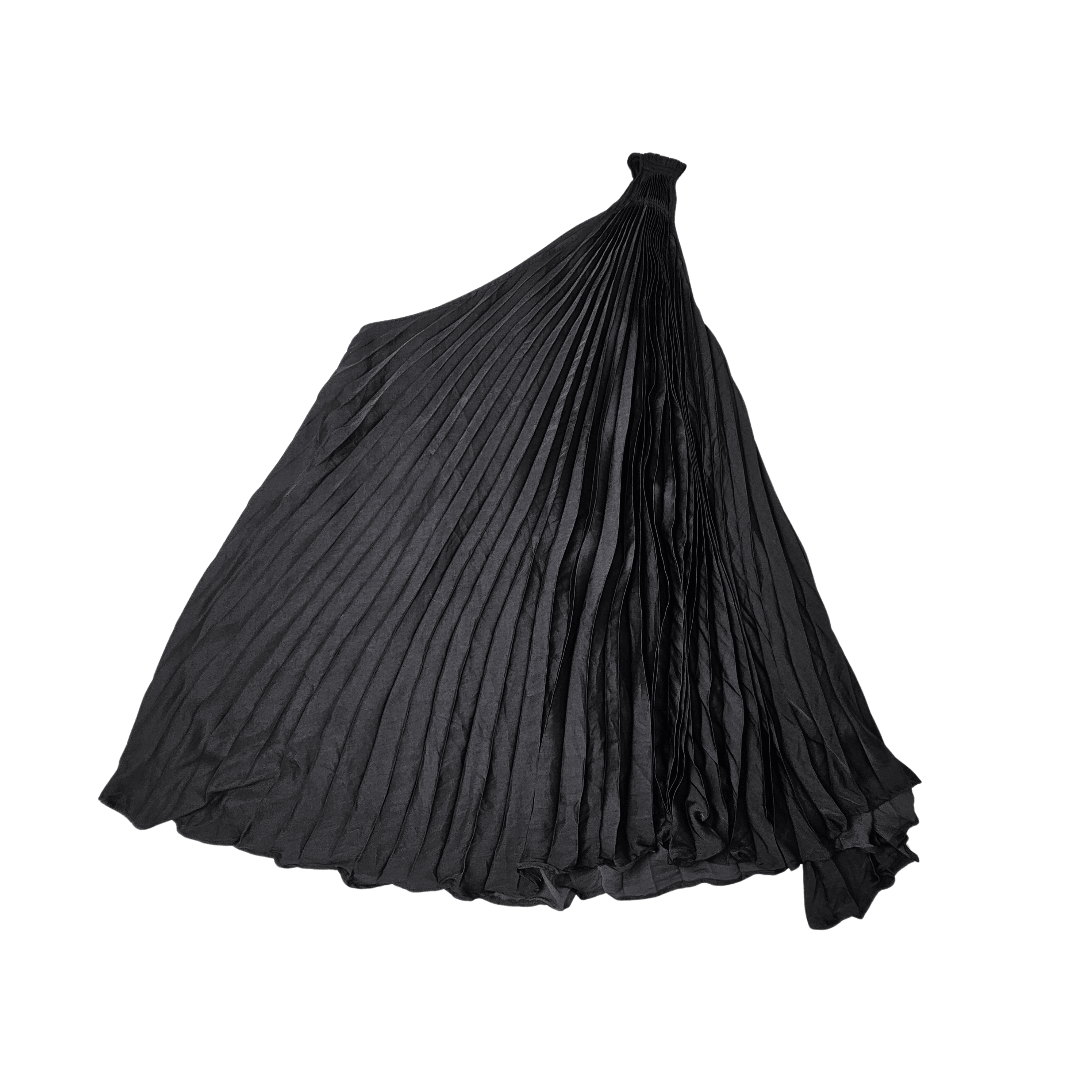 Fustan Femrash Ngjyre i Zi me Pala Outlet Womens Dress