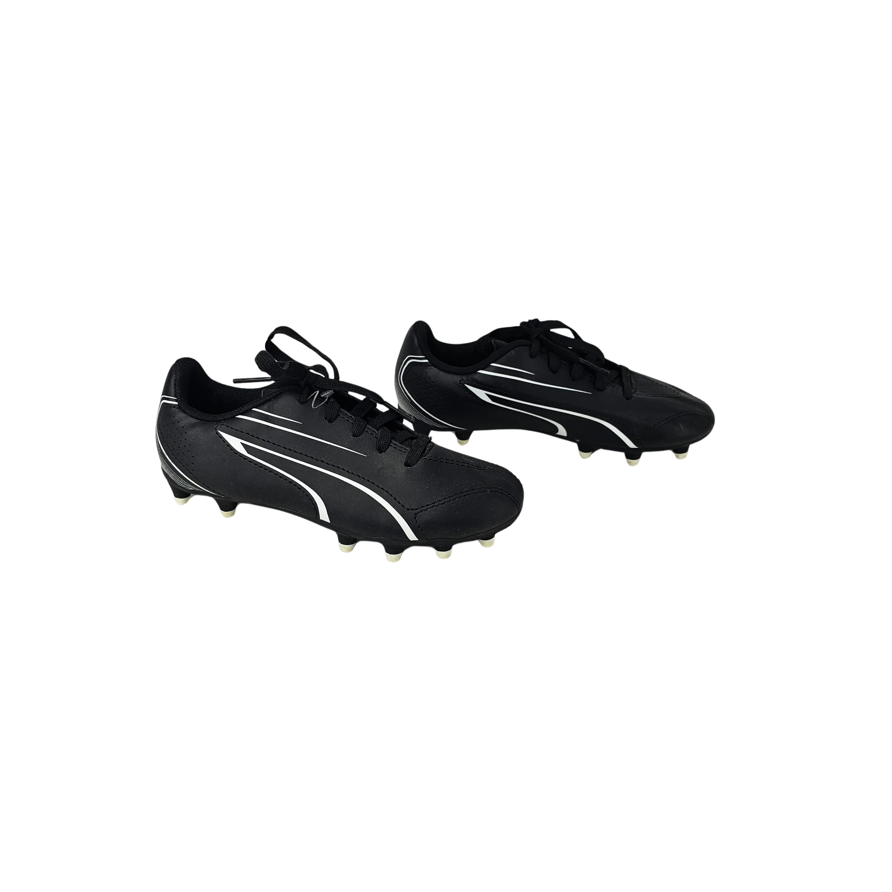 Taka per Futboll Femijesh Ngjyre te Zeza me Dizajn te Bardhe S.Hand Children's Football Shoes