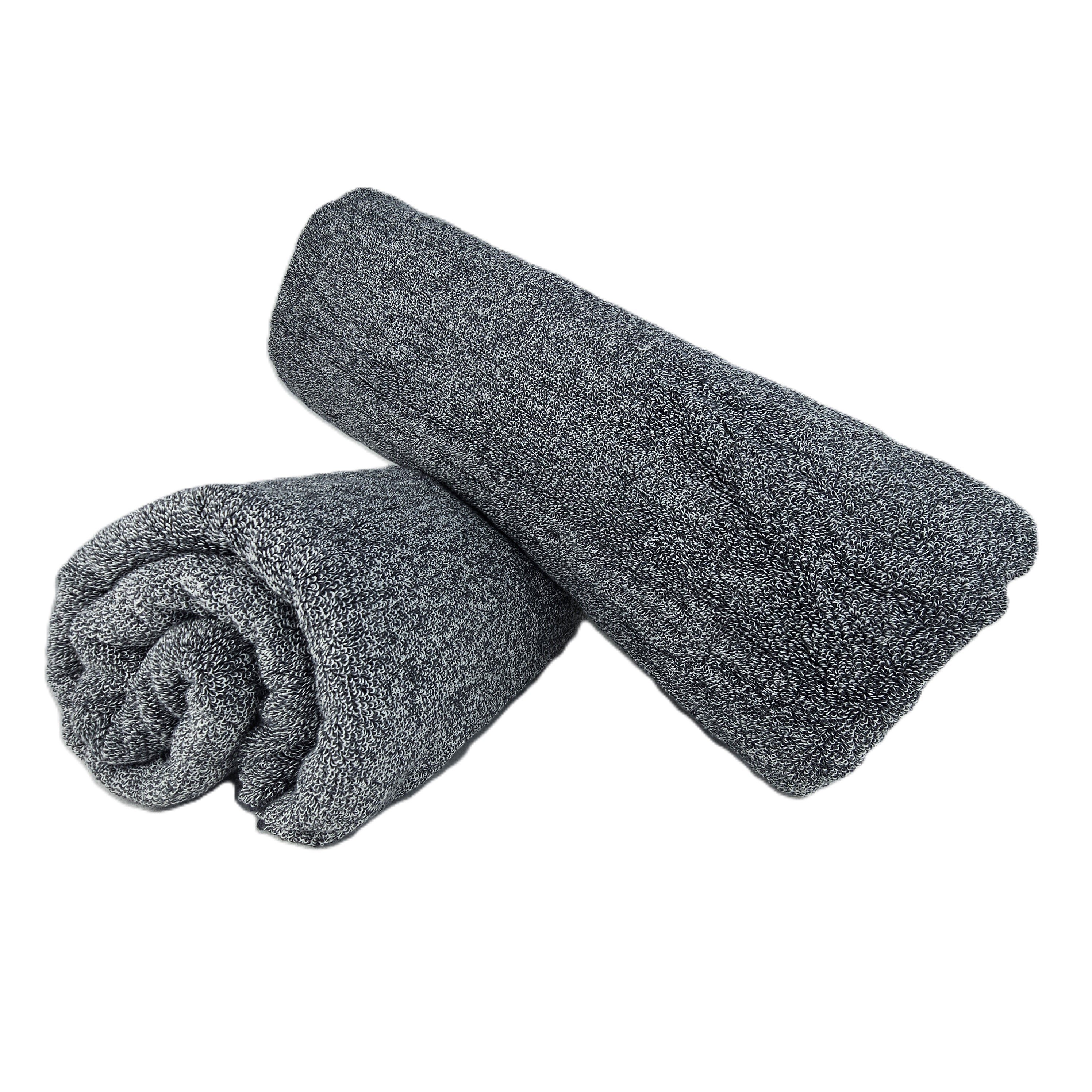 Peshqir Banje Trupi Gri e Erret 1 Cope 90x170 cm 960 gr