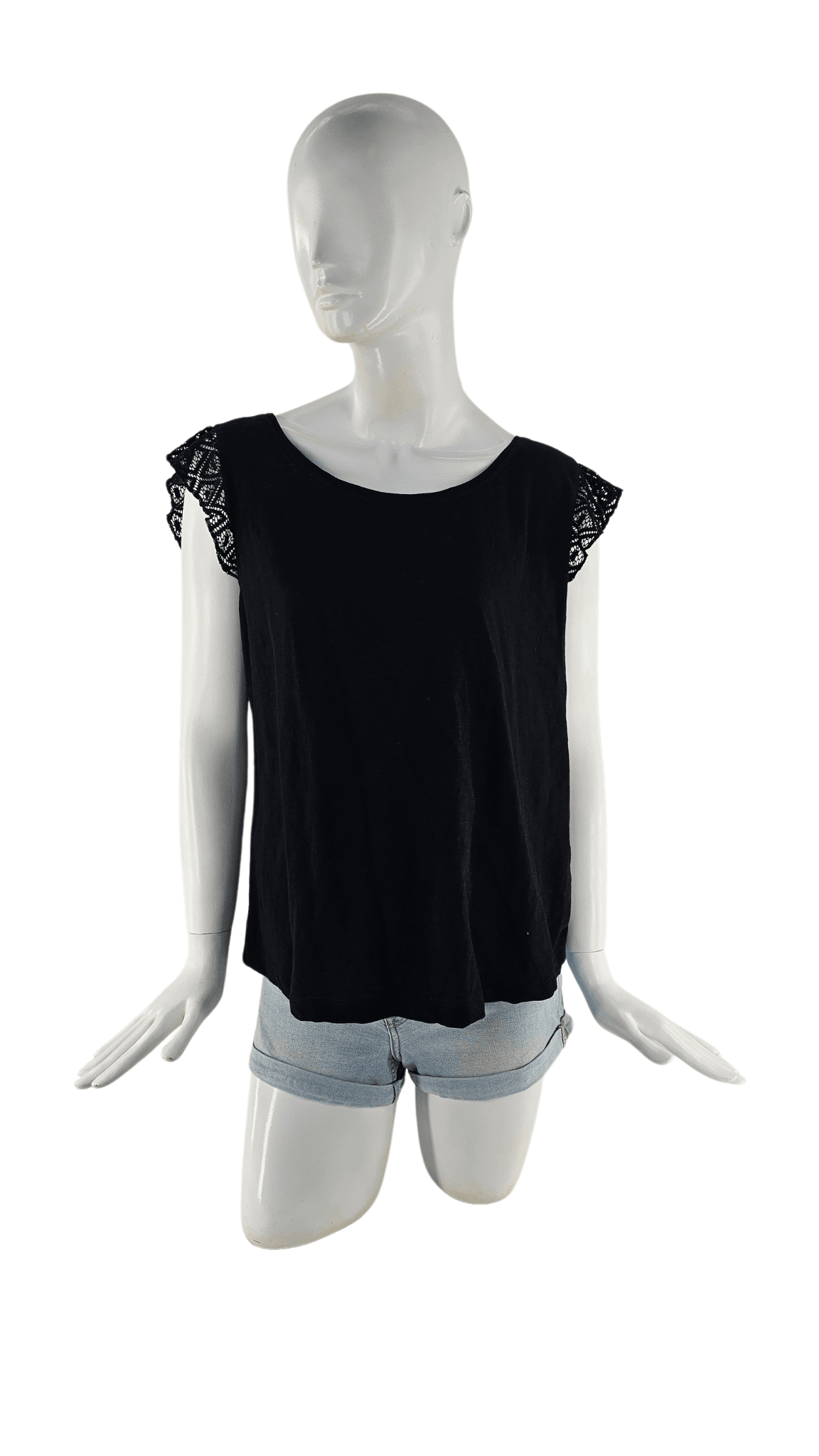 Bluze Femrash S.Oliver Ngjyre e Zeze me Dantelle tek Krahet Outlet/T-Shirt