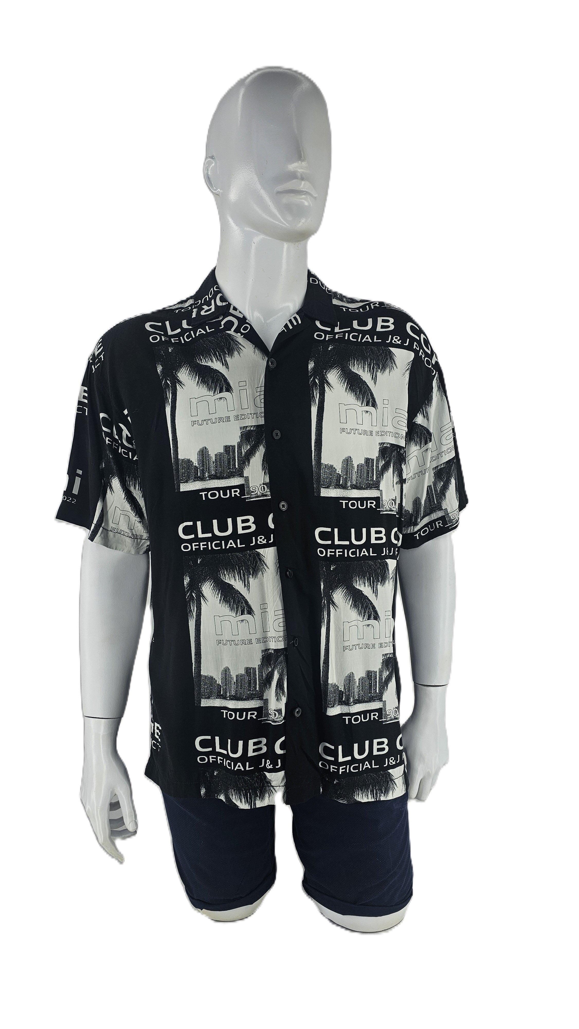 Kemishe Meshkujsh Jack&Jones Core Dizajn Bardh e Zi S.Hand