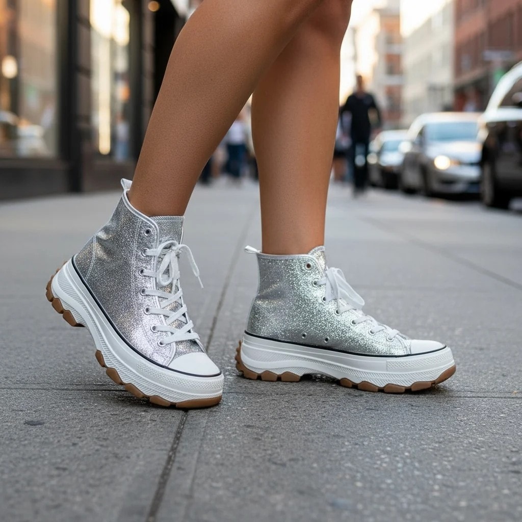 Atlete Me Qafa Me Shkelqim Silver Razz Matazz S.Hand