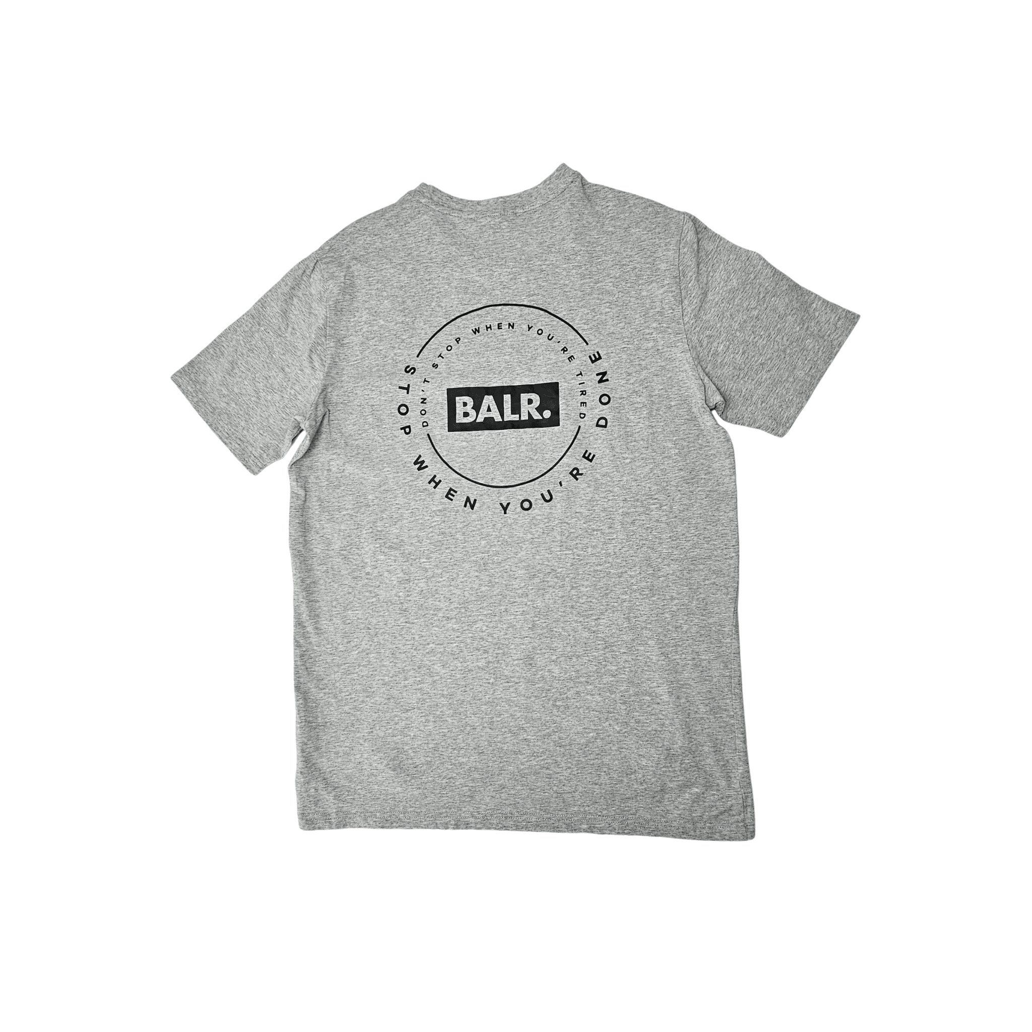 T-Shirt Meshkujsh Balr Ngjyre Gri S.Hand