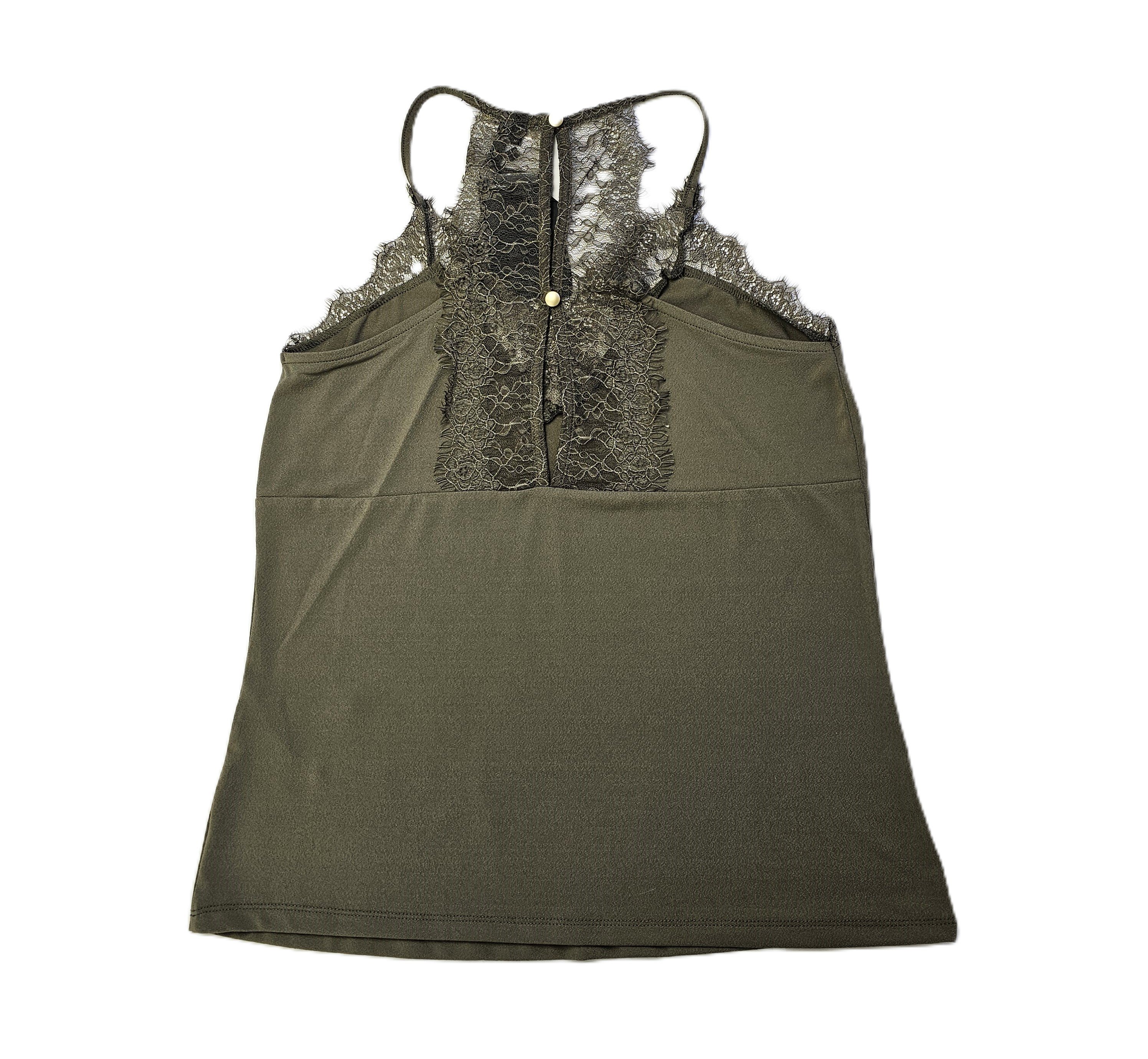 Kanatjere Femrash Ngjyre Ulliri Me Dantelle Outlet/Crop Top