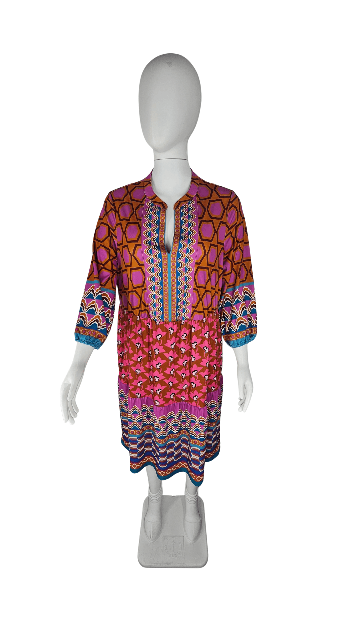 Fustan Femrash  Oui Dizajn Abstrakt Shumengjyresh Outlet Dress