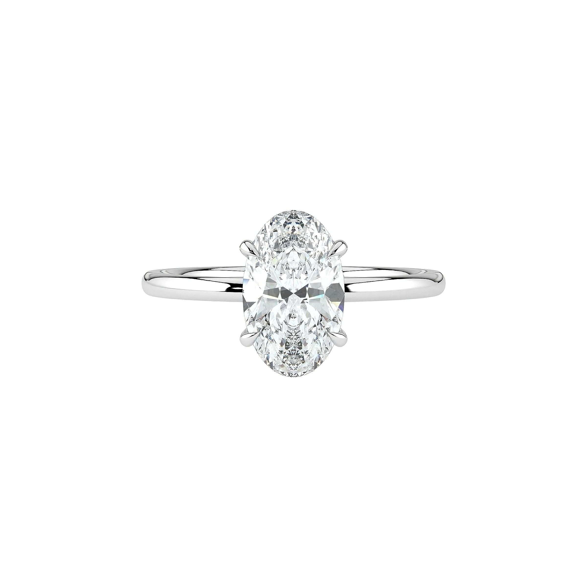 925 | Oval Swarovski Yüzük