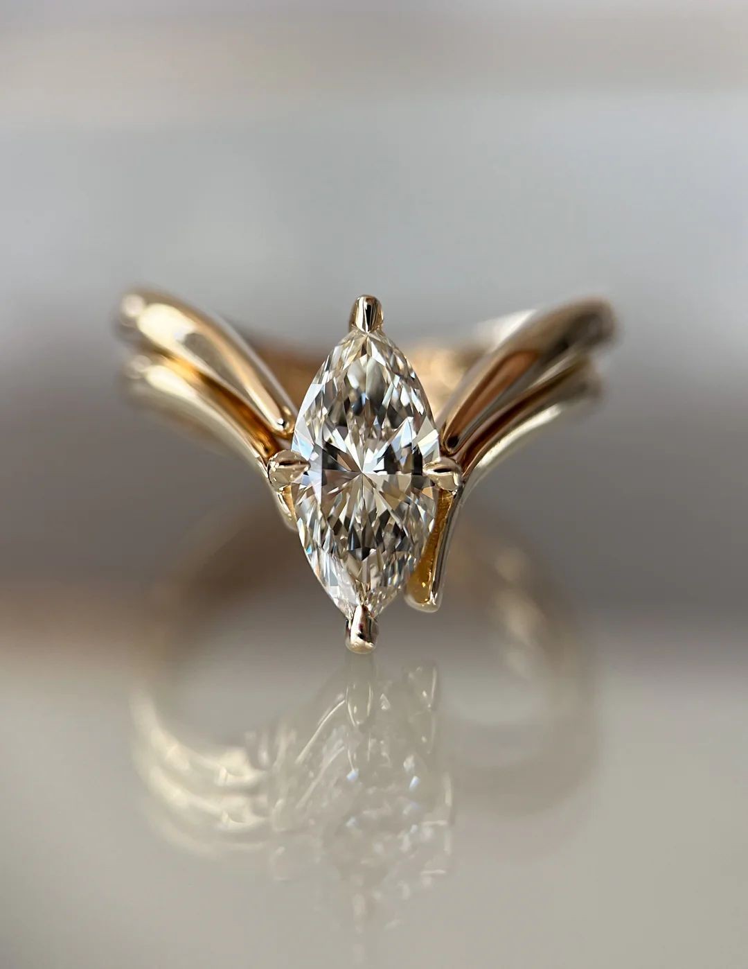 925 | Markiz Taşlı Yüzük | 2.5 ct