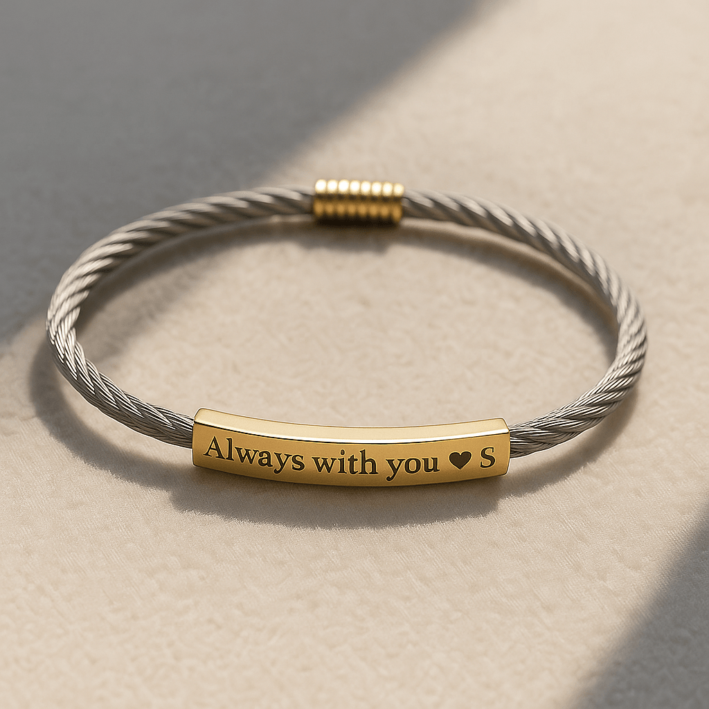 Çift Bilekliği Örgü Zincir