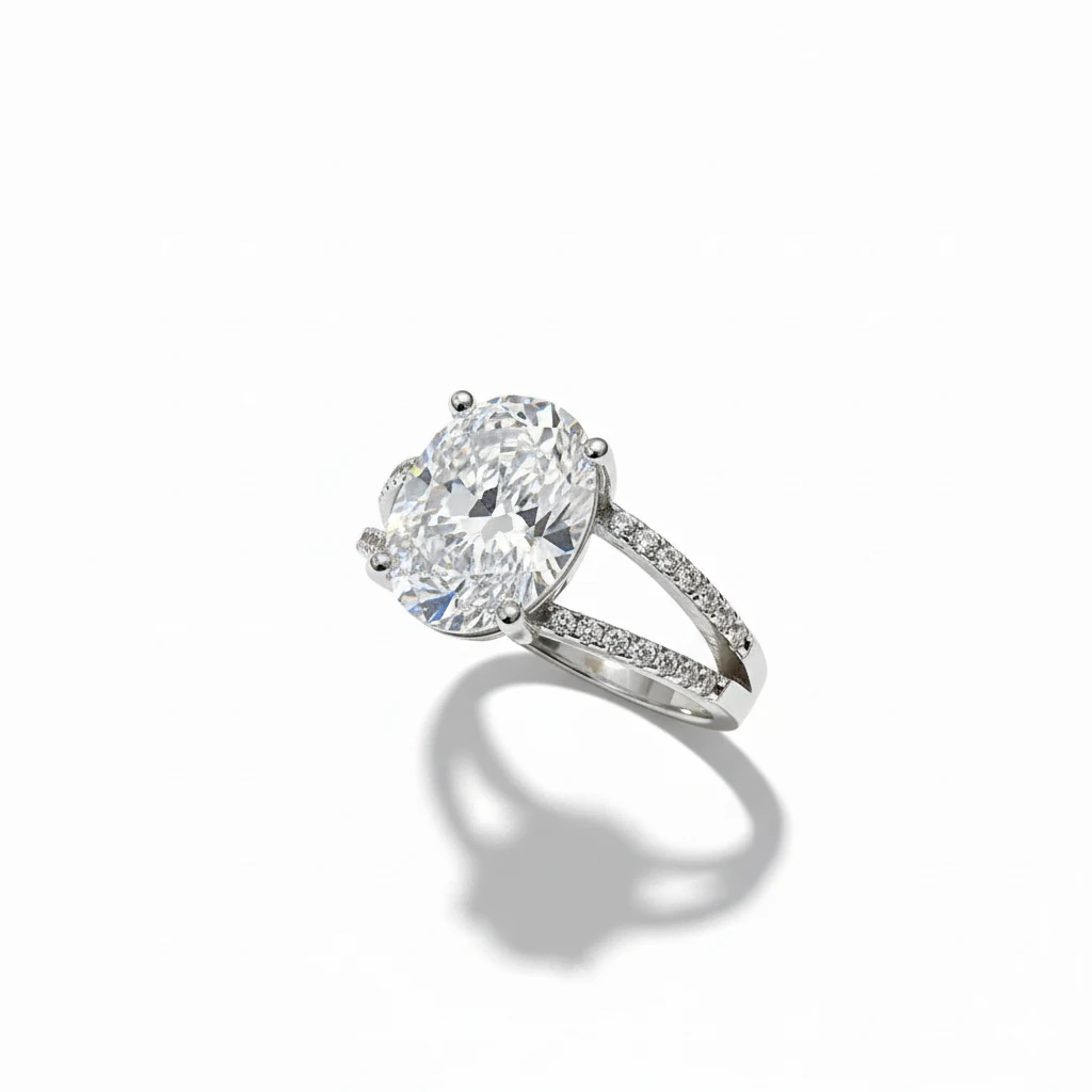 925 | İki Kollu Oval Taşlı Yüzük