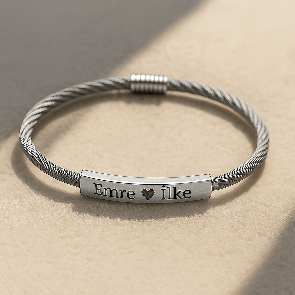 Çift Bilekliği Örgü Zincir