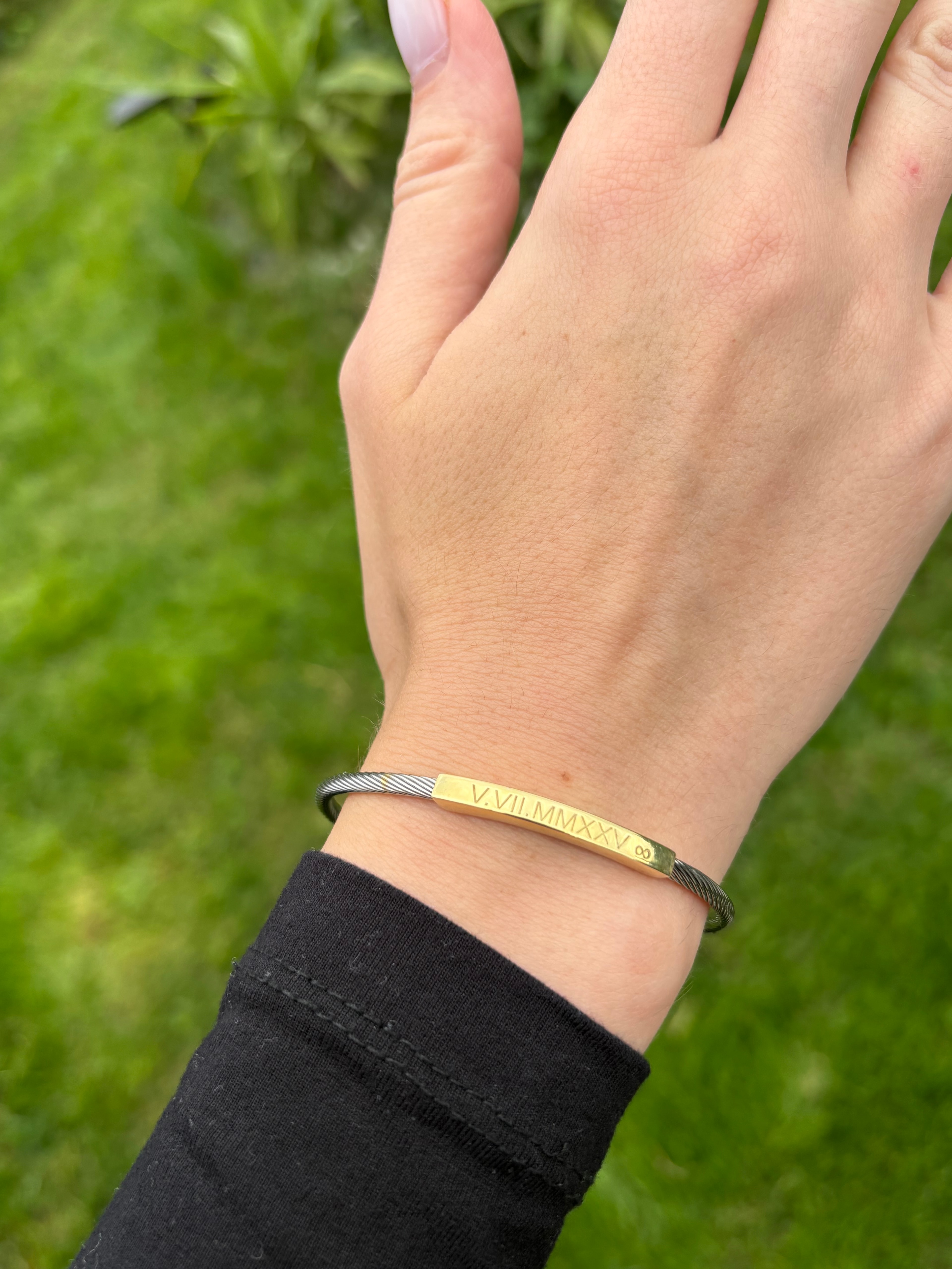 Çift Bilekliği Örgü Zincir