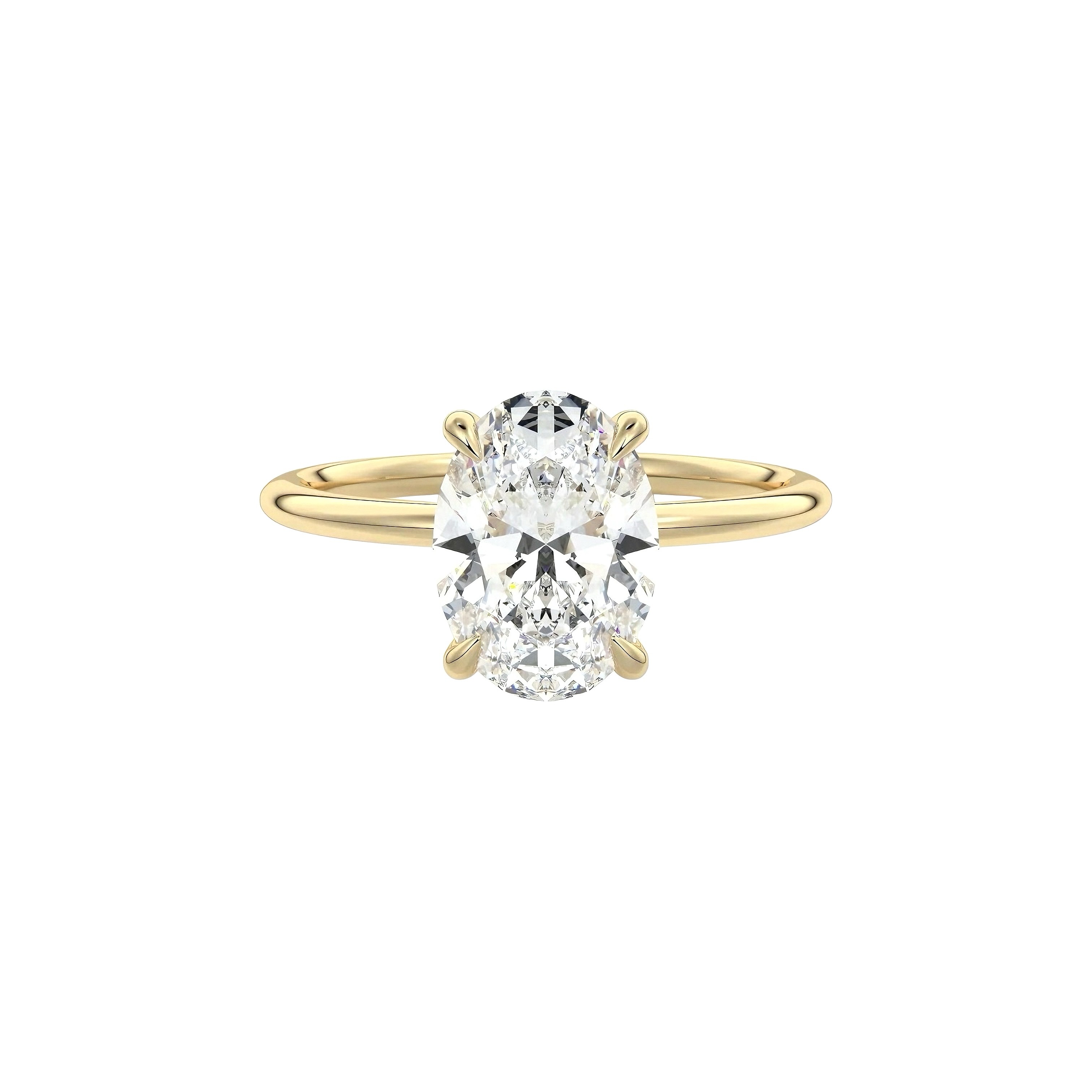 925 | Oval Swarovski Yüzük