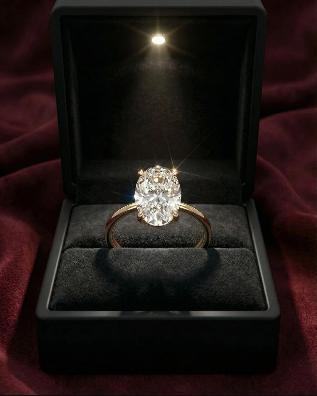 925 | Oval Taşlı Yüzük | 4.5 ct