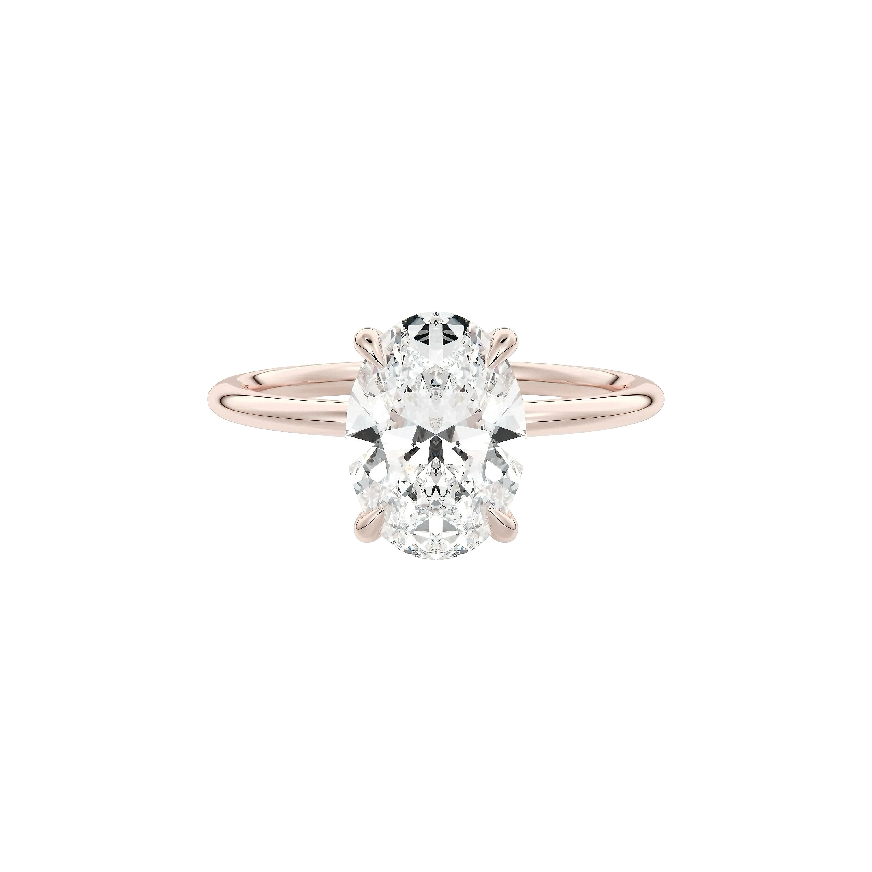 925 | Oval Swarovski Yüzük