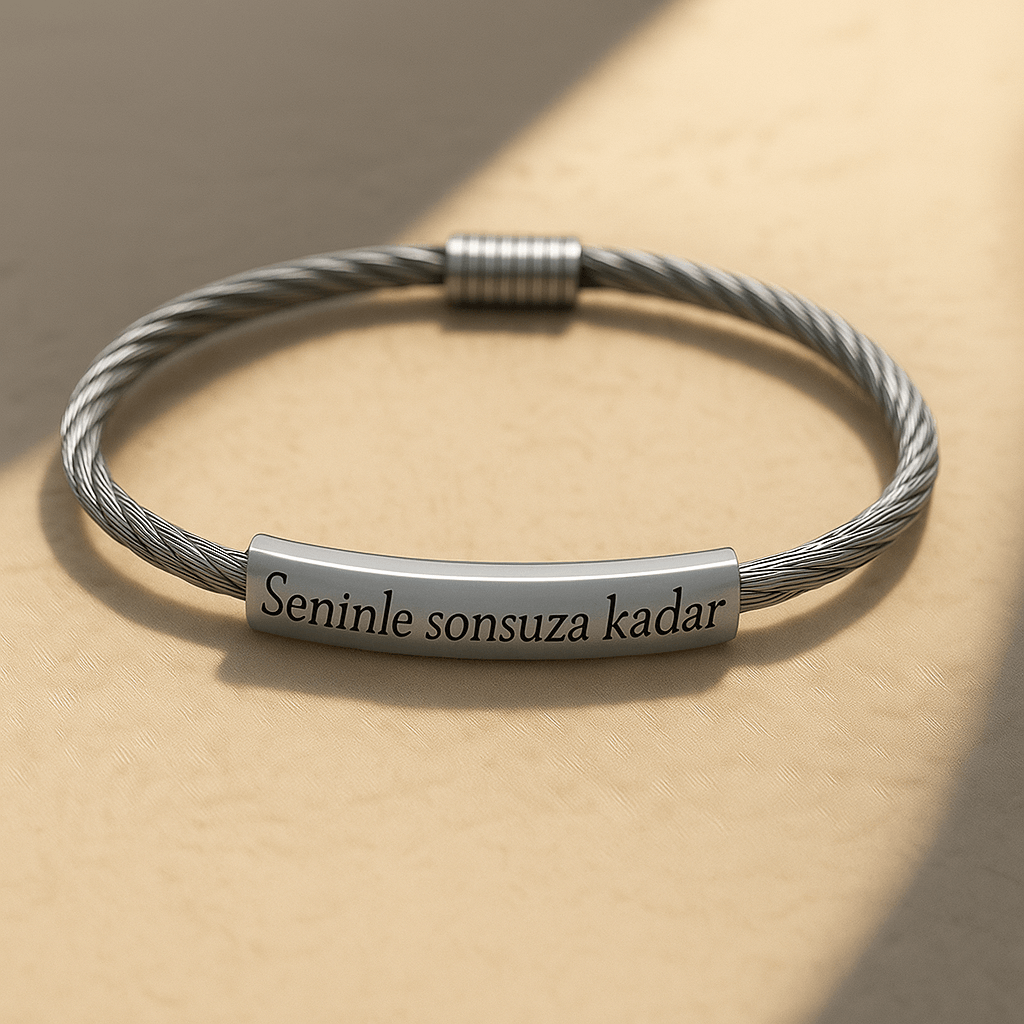 Çift Bilekliği Örgü Zincir