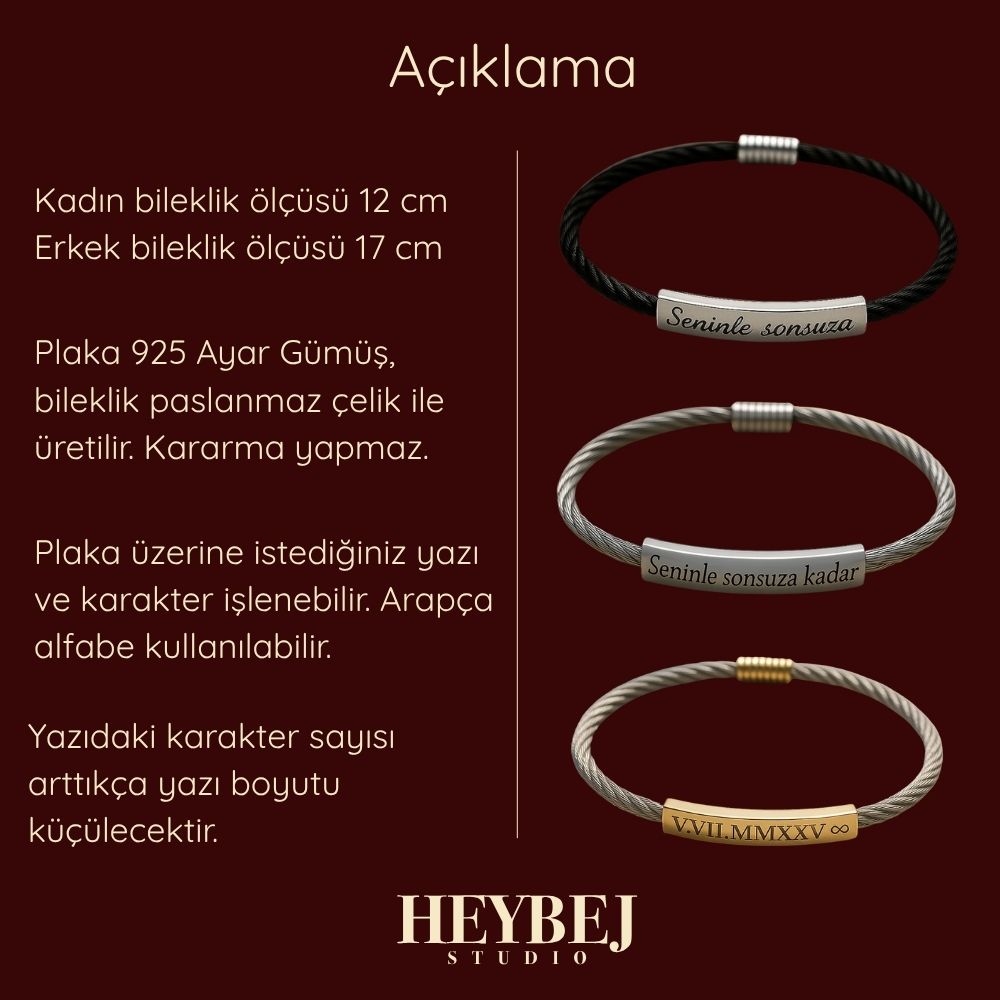 Çift Bilekliği Örgü Zincir