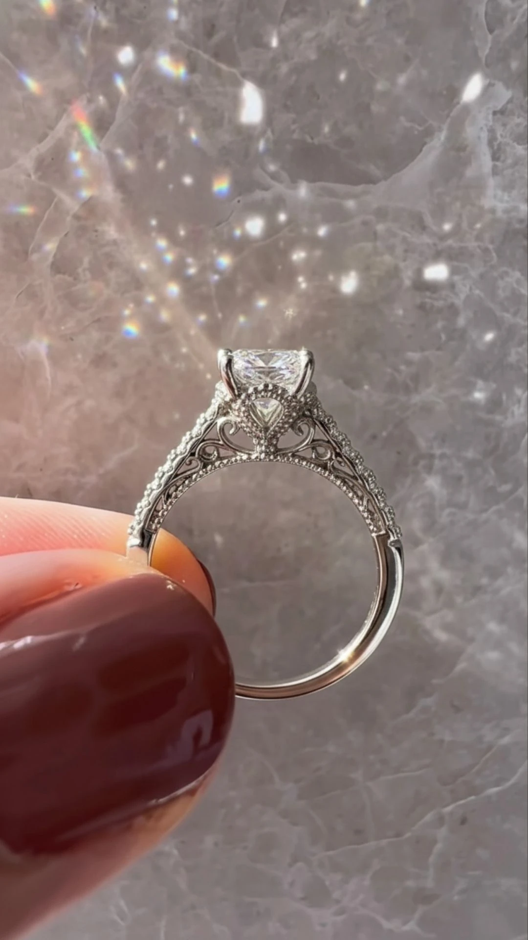 925 | Prenses Tek Taş Yüzük