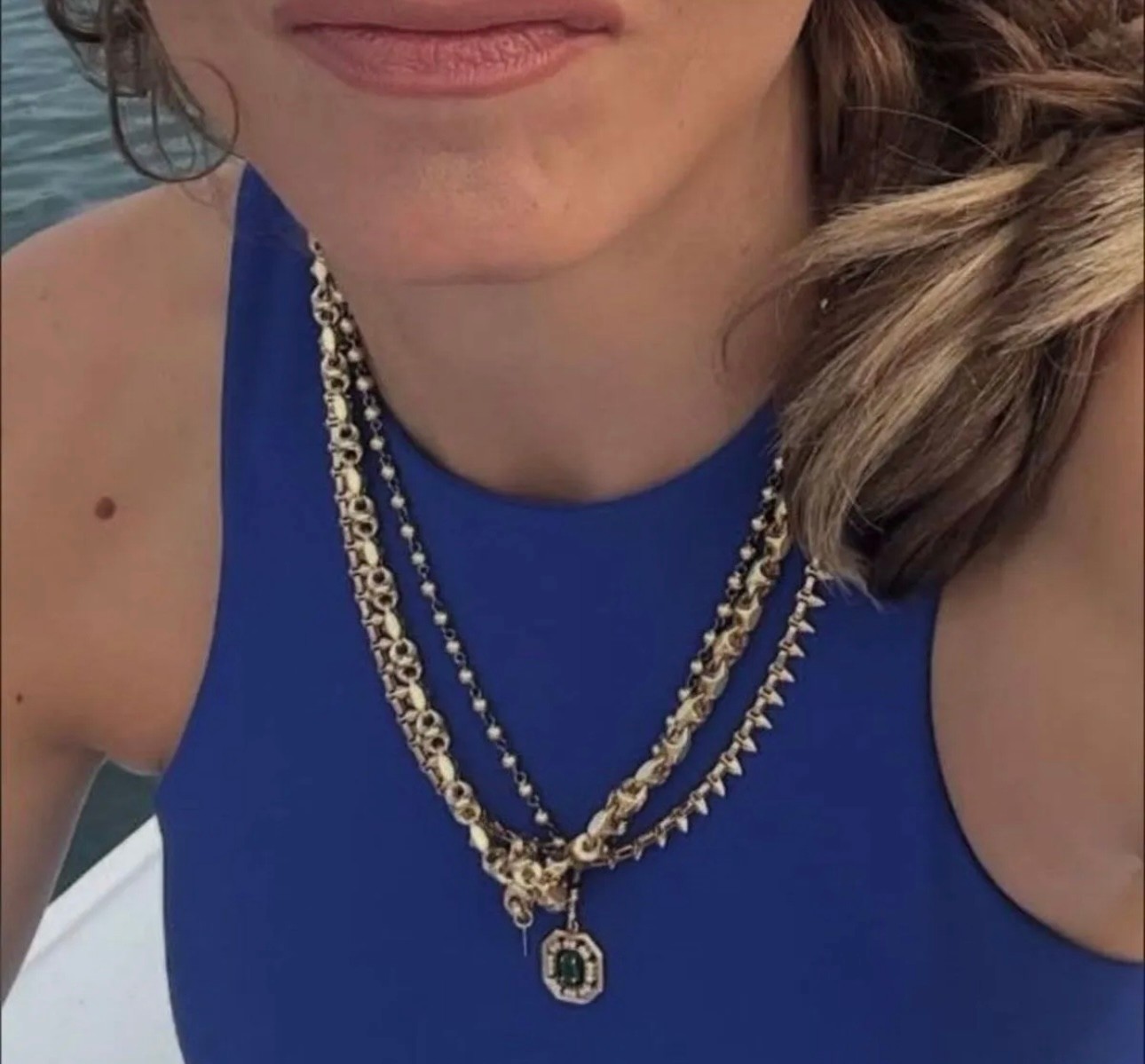 925 | Sivri Zincirli Serenay Kolye