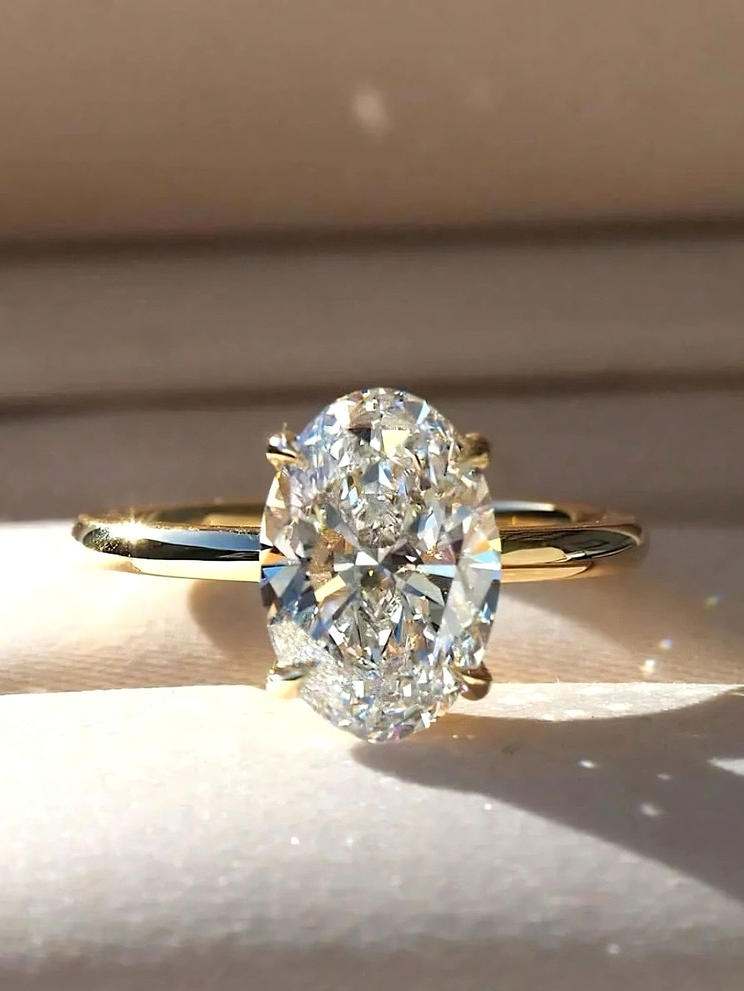925 | Oval Swarovski Yüzük