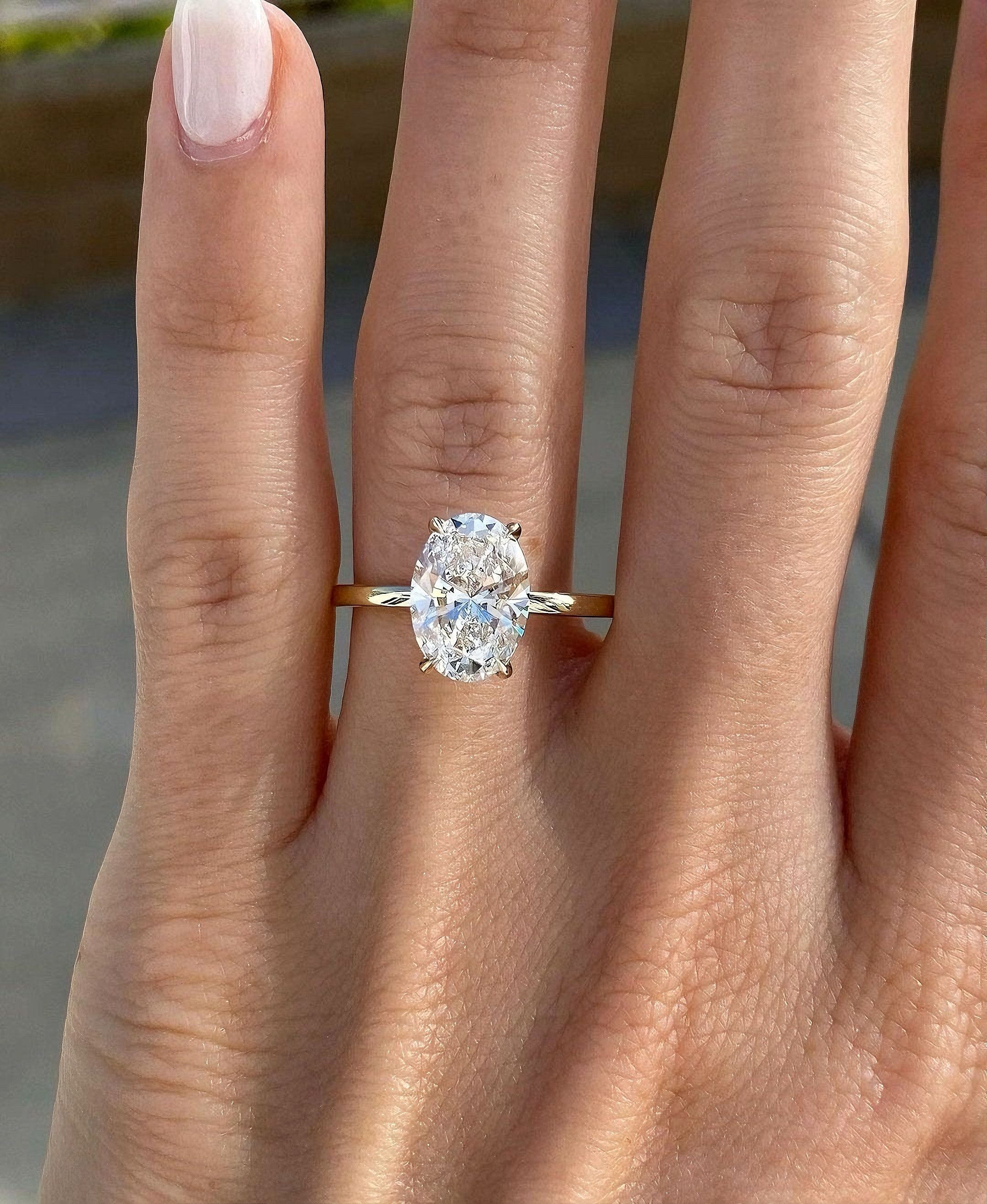 925 | Oval Swarovski Yüzük