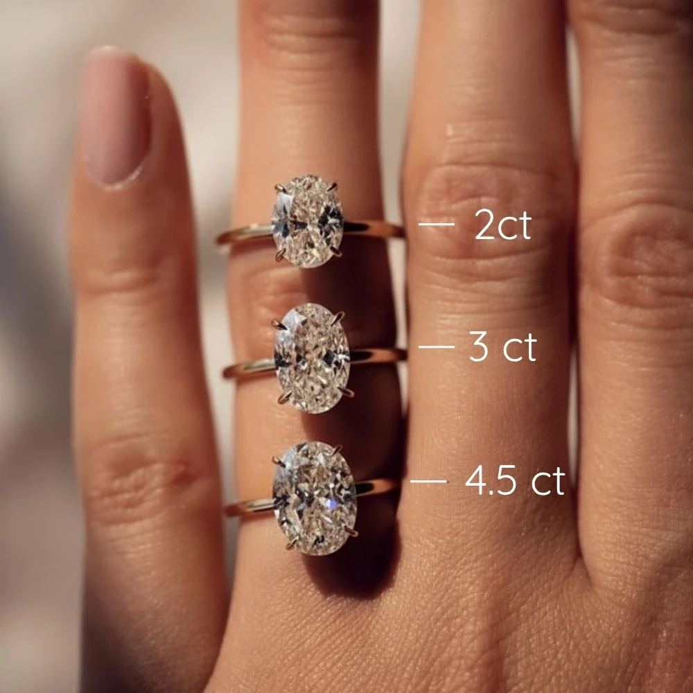 14 AYAR ALTIN | Oval Taşlı Yüzük | 4.5 ct 